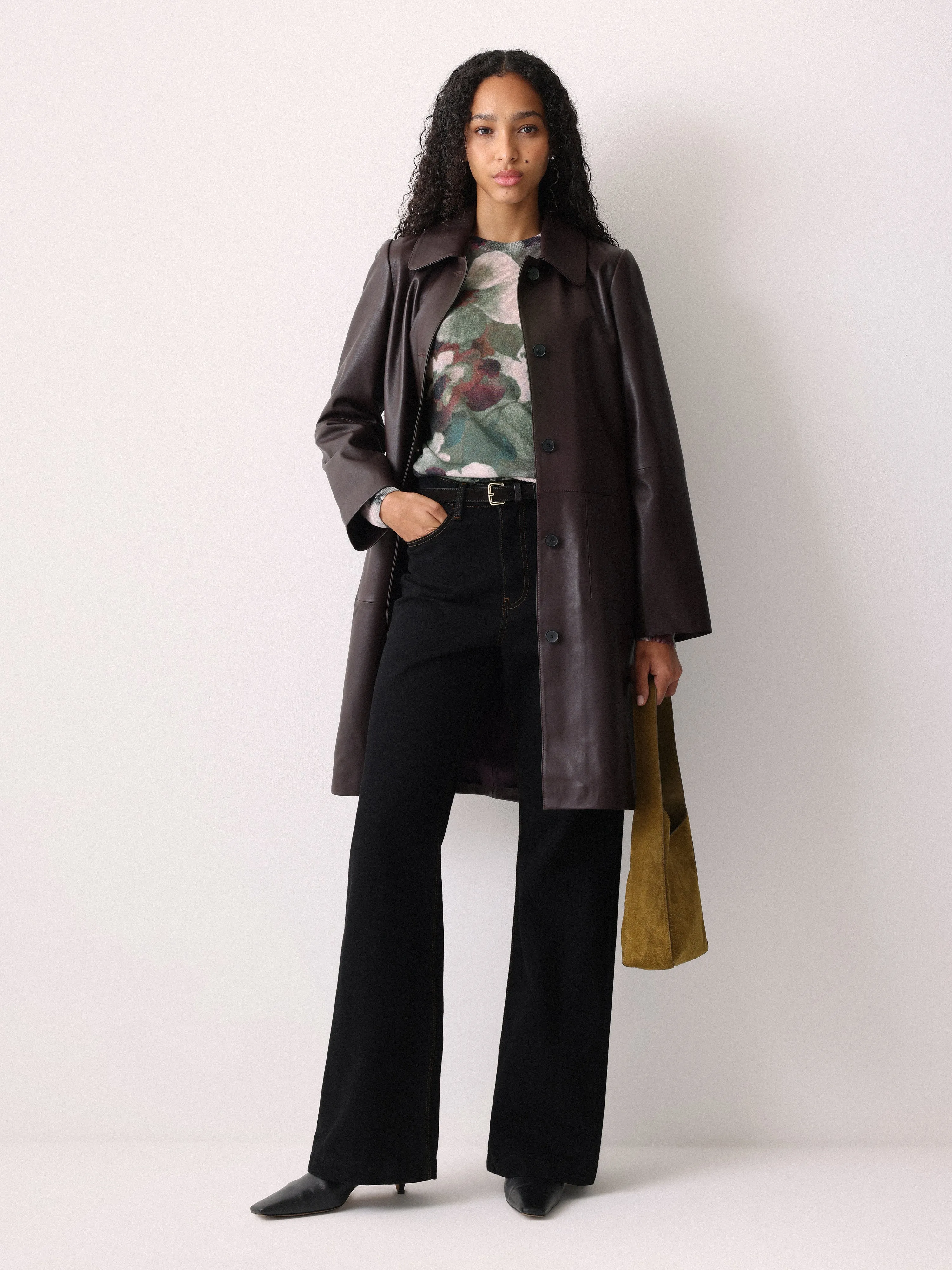 Antique Floral Button Jumper | Multi sold by Jigsaw product image thumbnail 2