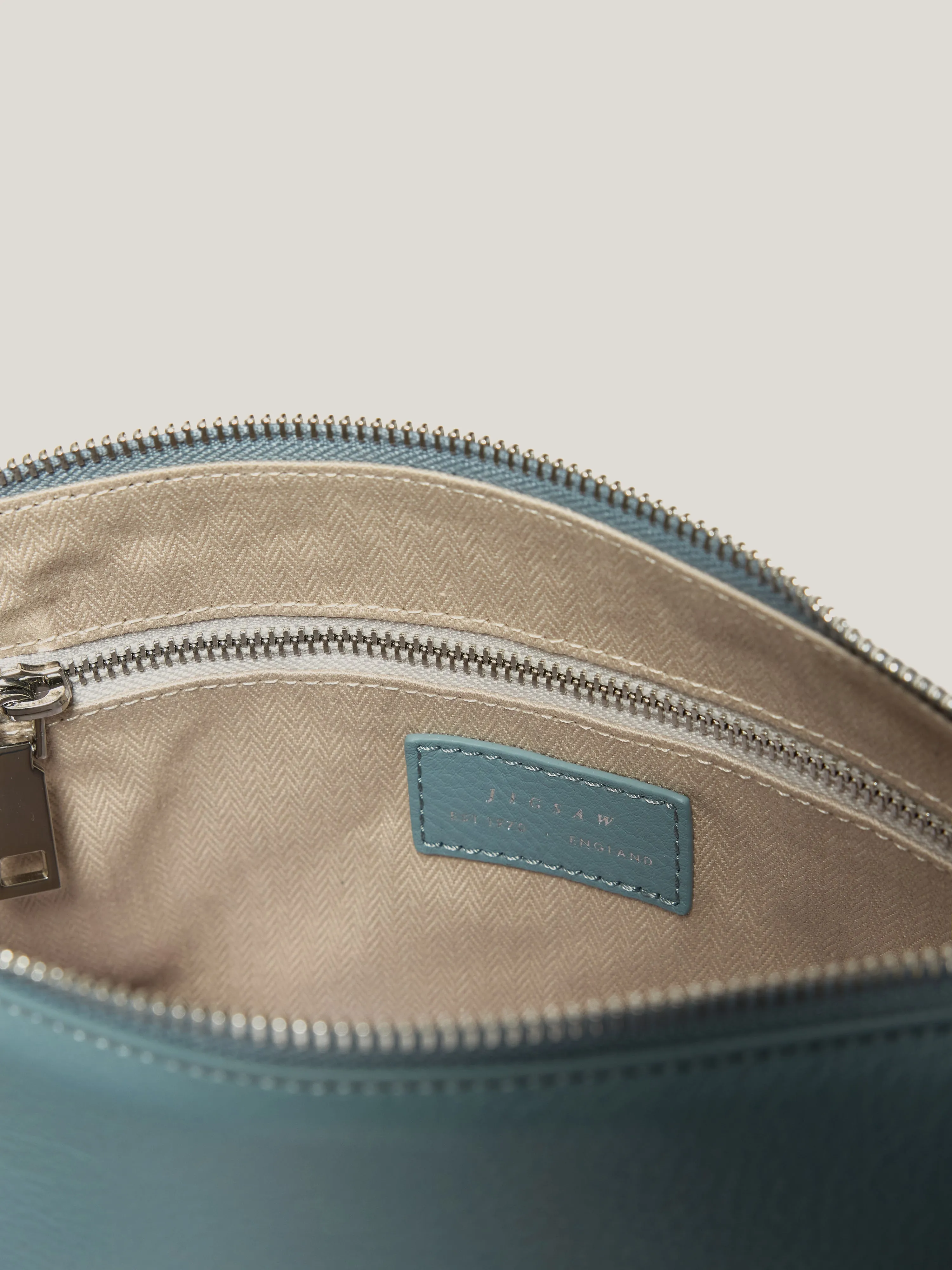 Bella Leather Cross Body Bag | Blue sold by Jigsaw product image thumbnail 5