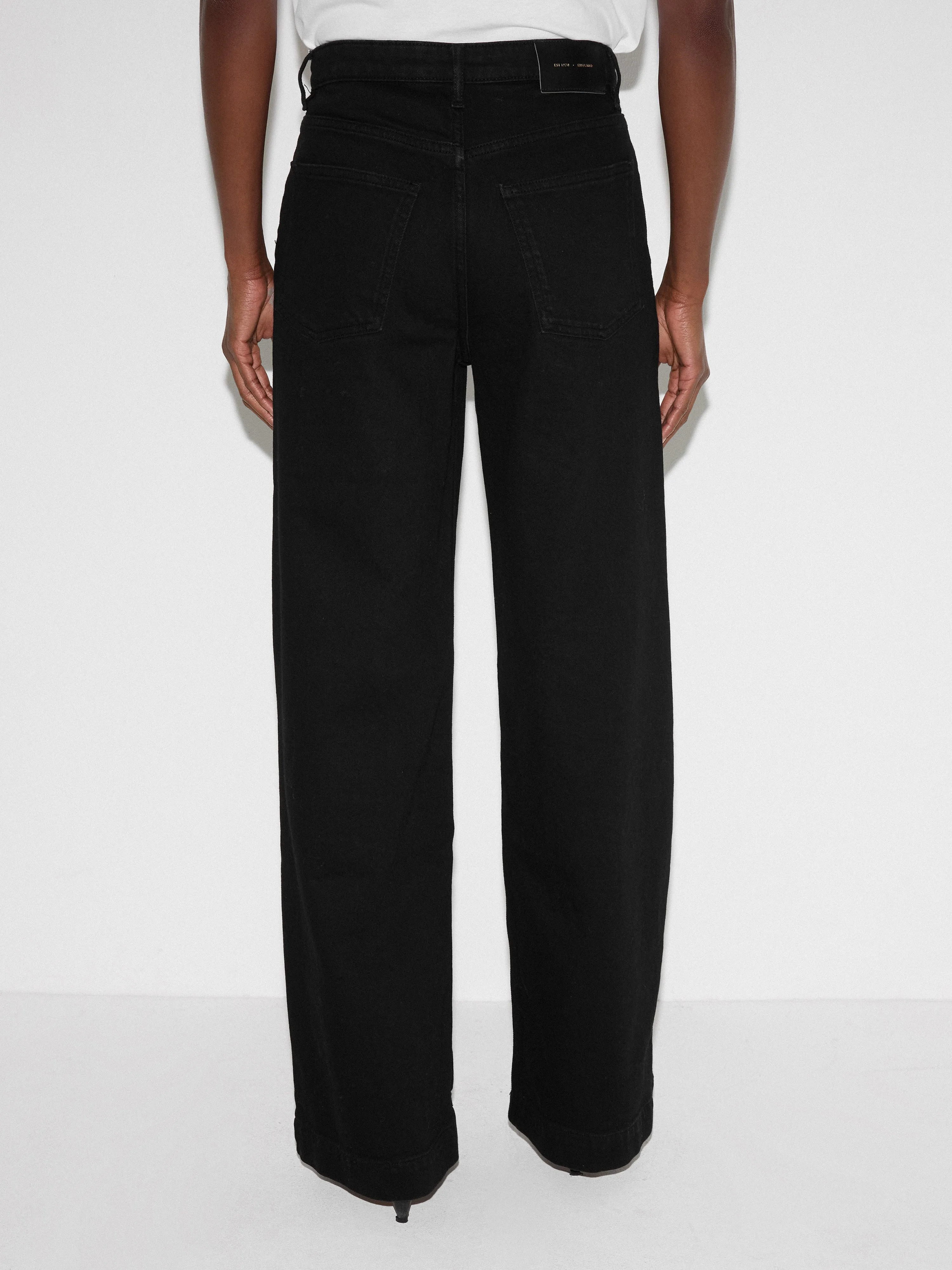 Rhea Patch Pocket Jean | Black sold by Jigsaw product image thumbnail 4