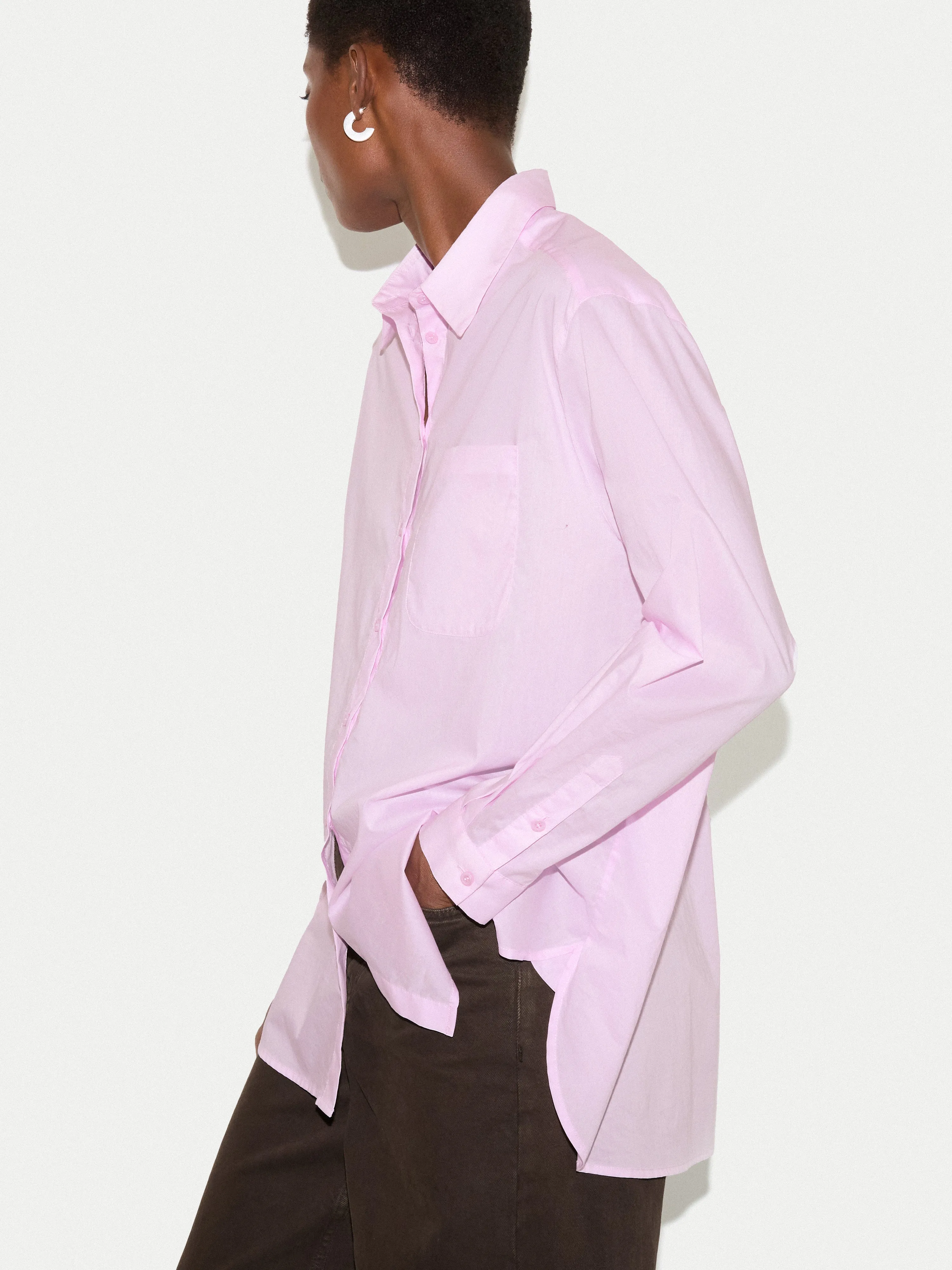Cotton Voile Relaxed Shirt | Pink sold by Jigsaw product image thumbnail 2