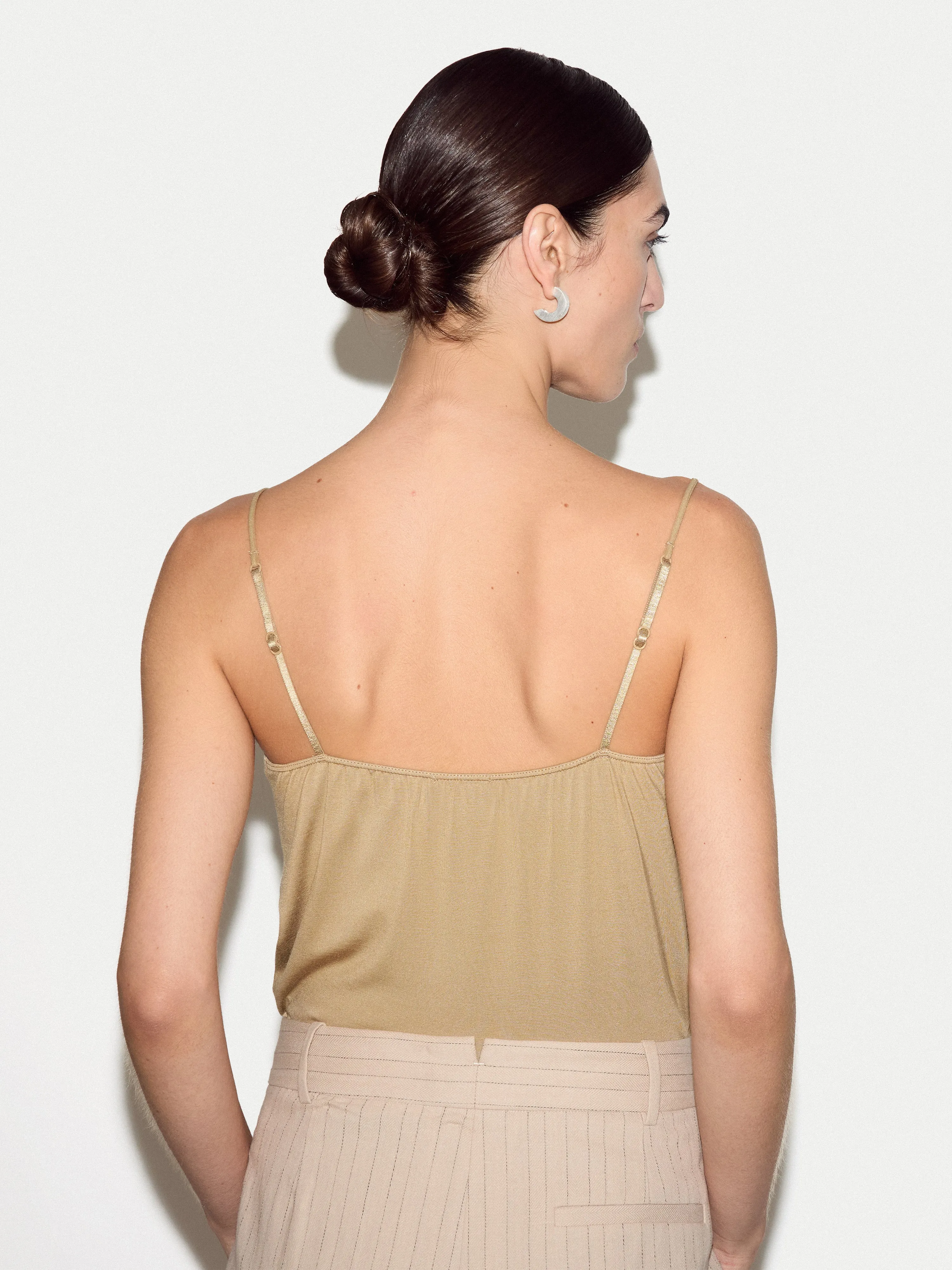 Modal Lace Cami | Natural sold by Jigsaw product image thumbnail 4