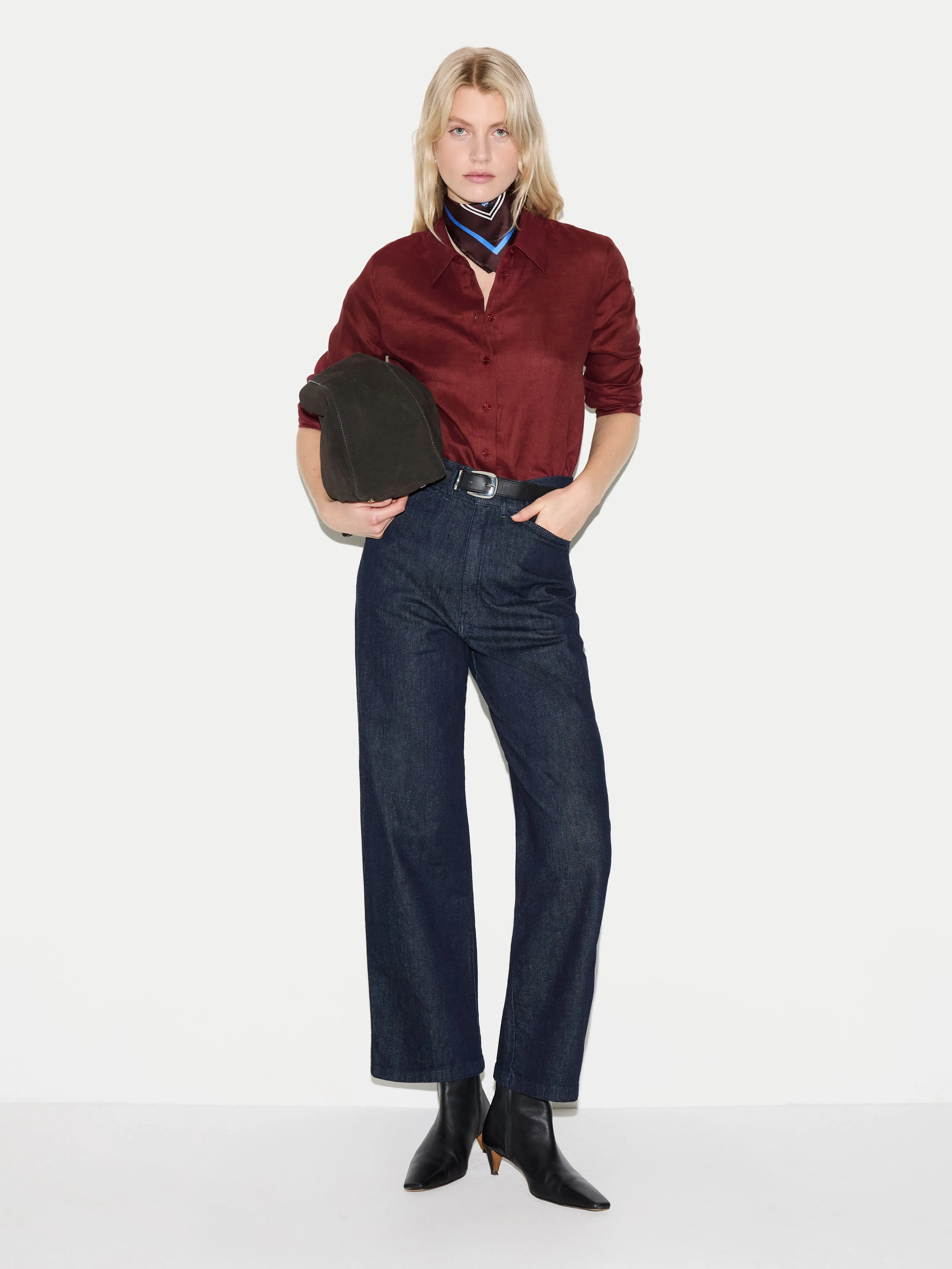 Linen Shirt | Red sold by Jigsaw product image thumbnail 2