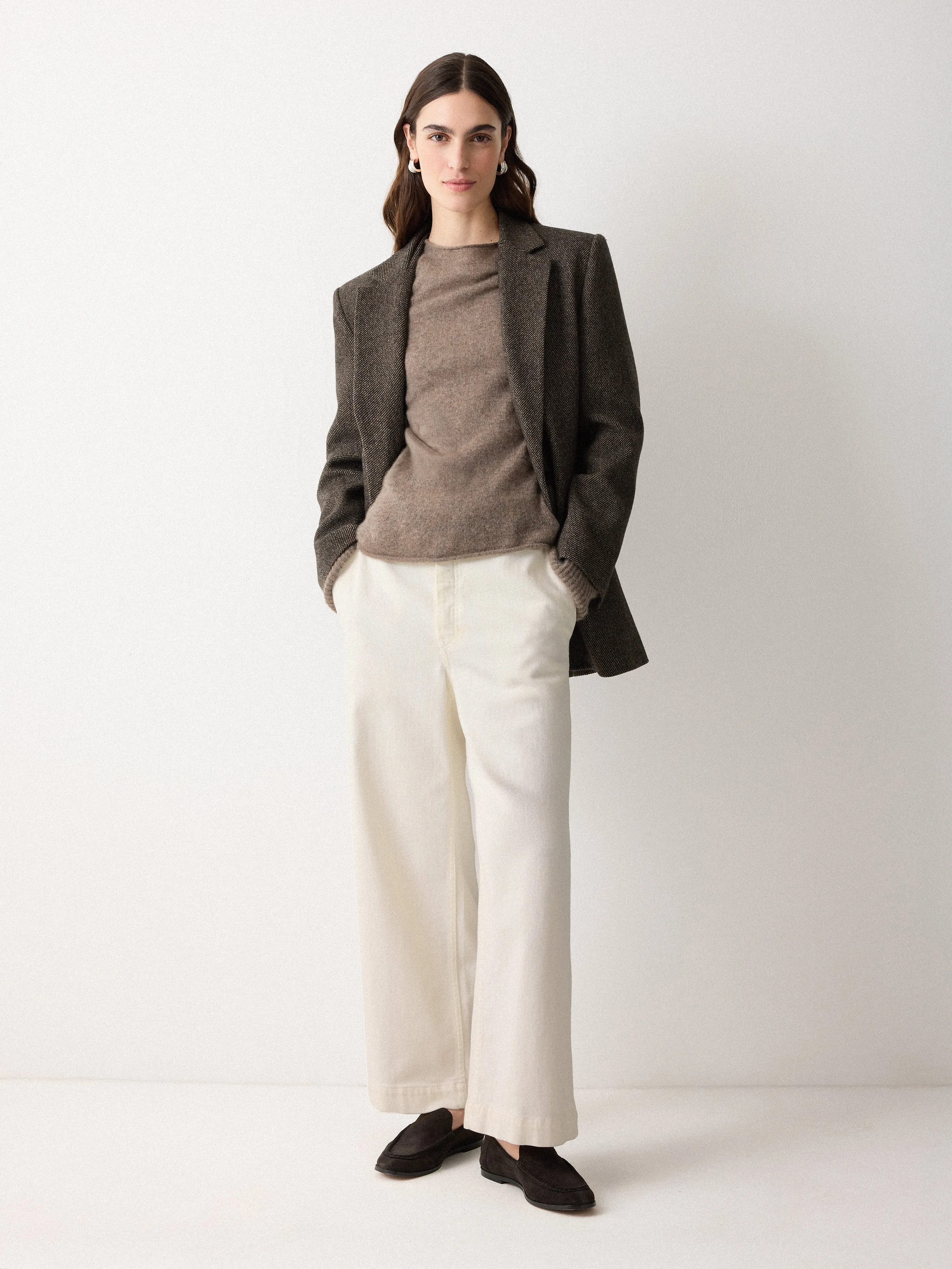 Soft Suede Moccasin Loafer | Chocolate sold by Jigsaw product image thumbnail 2