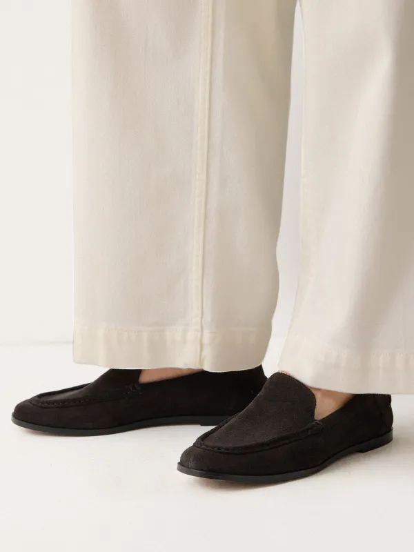 Soft Suede Moccasin Loafer | Chocolate sold by Jigsaw