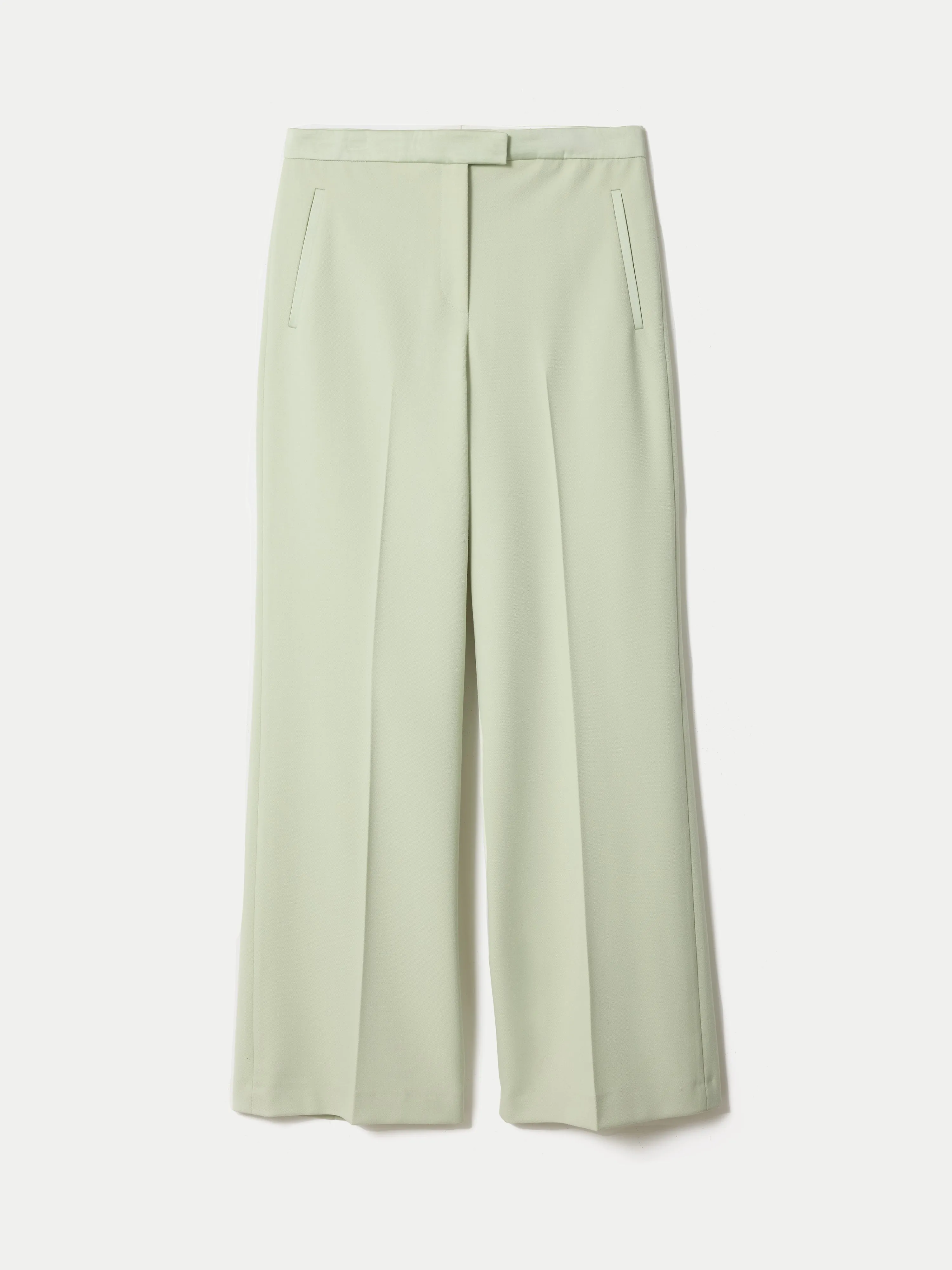 Pintuck Tuxedo Trouser | Green sold by Jigsaw product image thumbnail 5