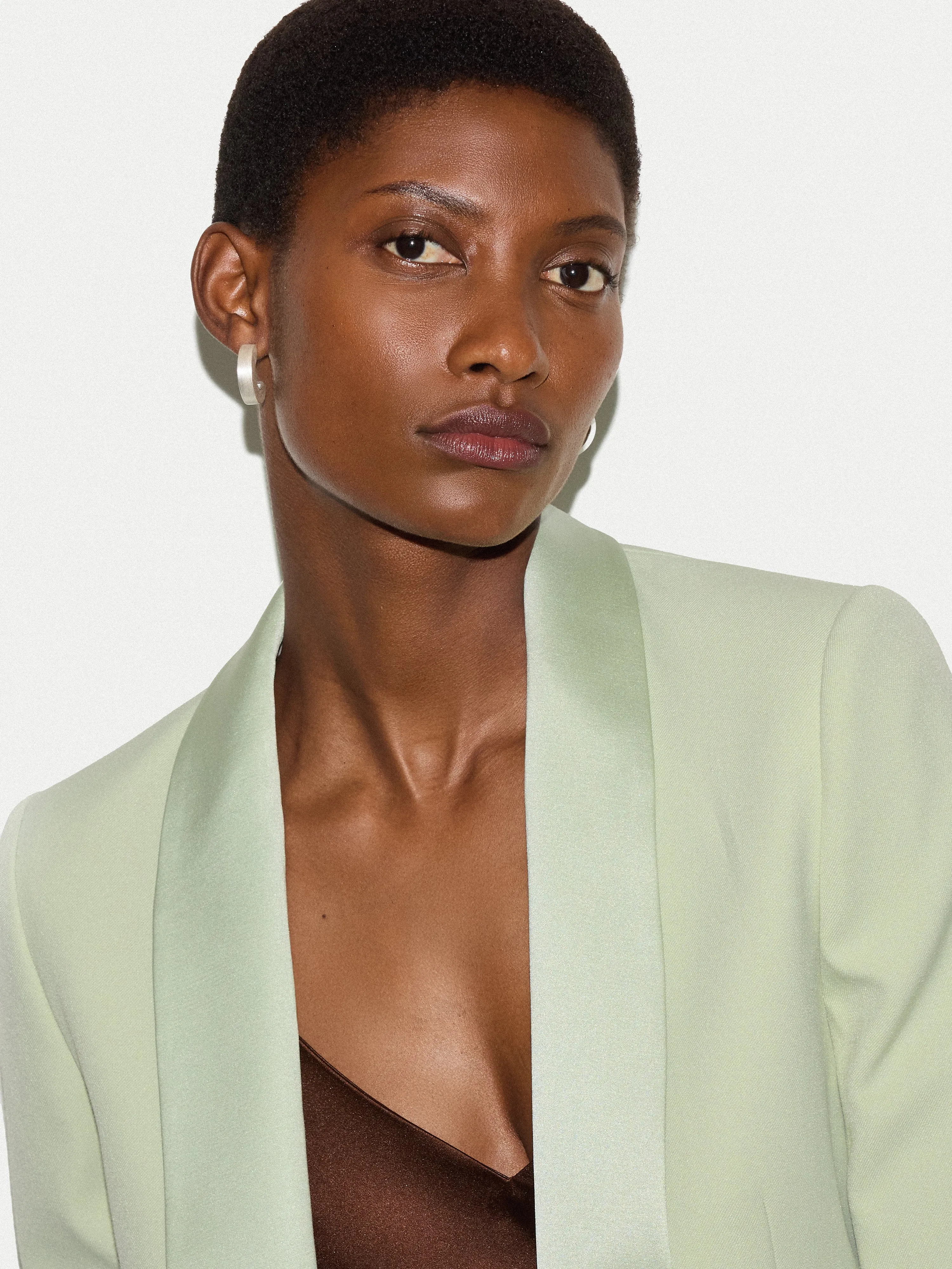 Shawl Lapel Tuxedo Jacket | Green sold by Jigsaw product image thumbnail 3