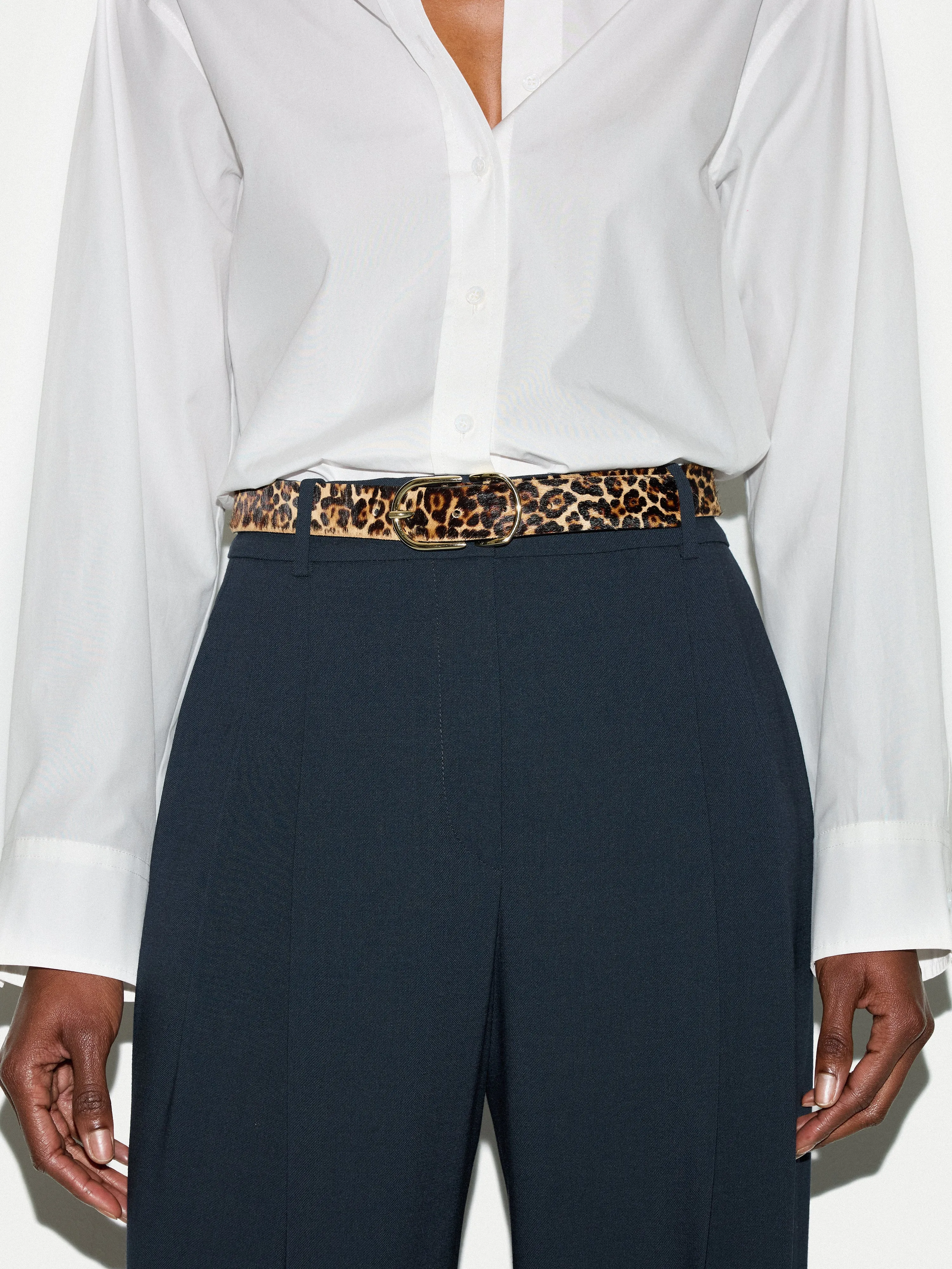 Kemp Fluid Twill Trouser | Navy sold by Jigsaw product image thumbnail 3
