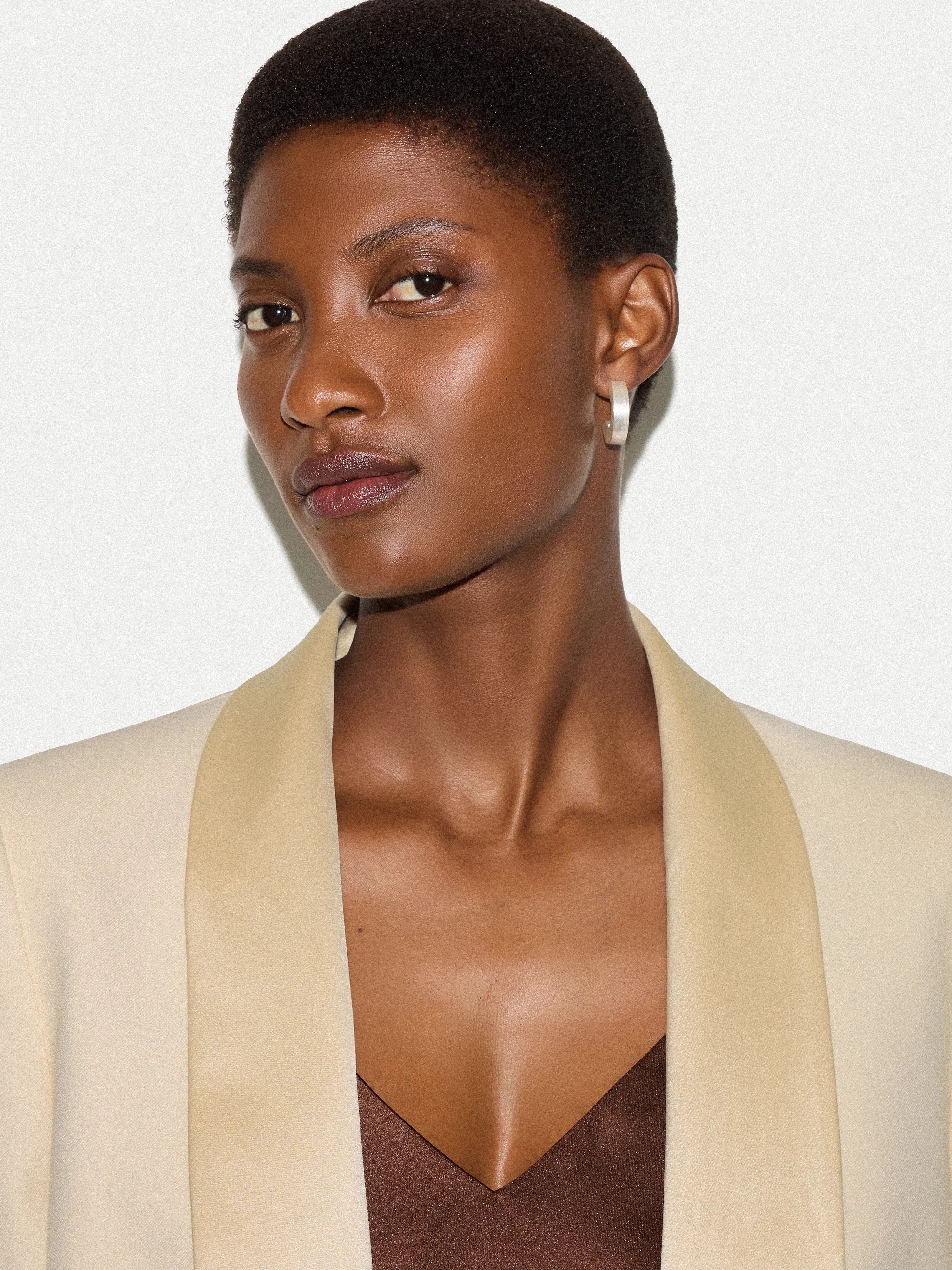 Shawl Lapel Tuxedo Jacket | White sold by Jigsaw product image thumbnail 2