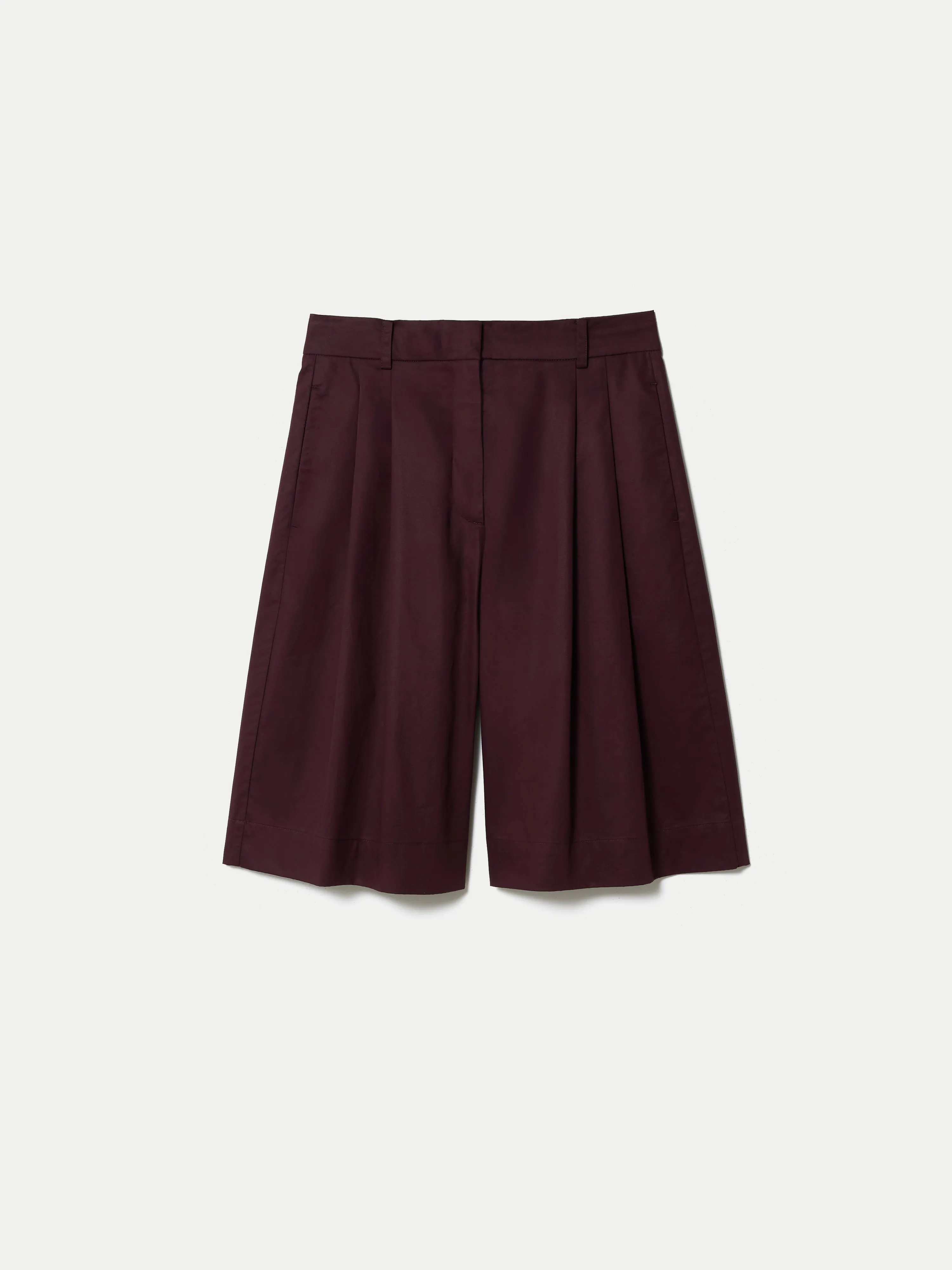 Cotton Double Pleated Short | Purple sold by Jigsaw product image thumbnail 5