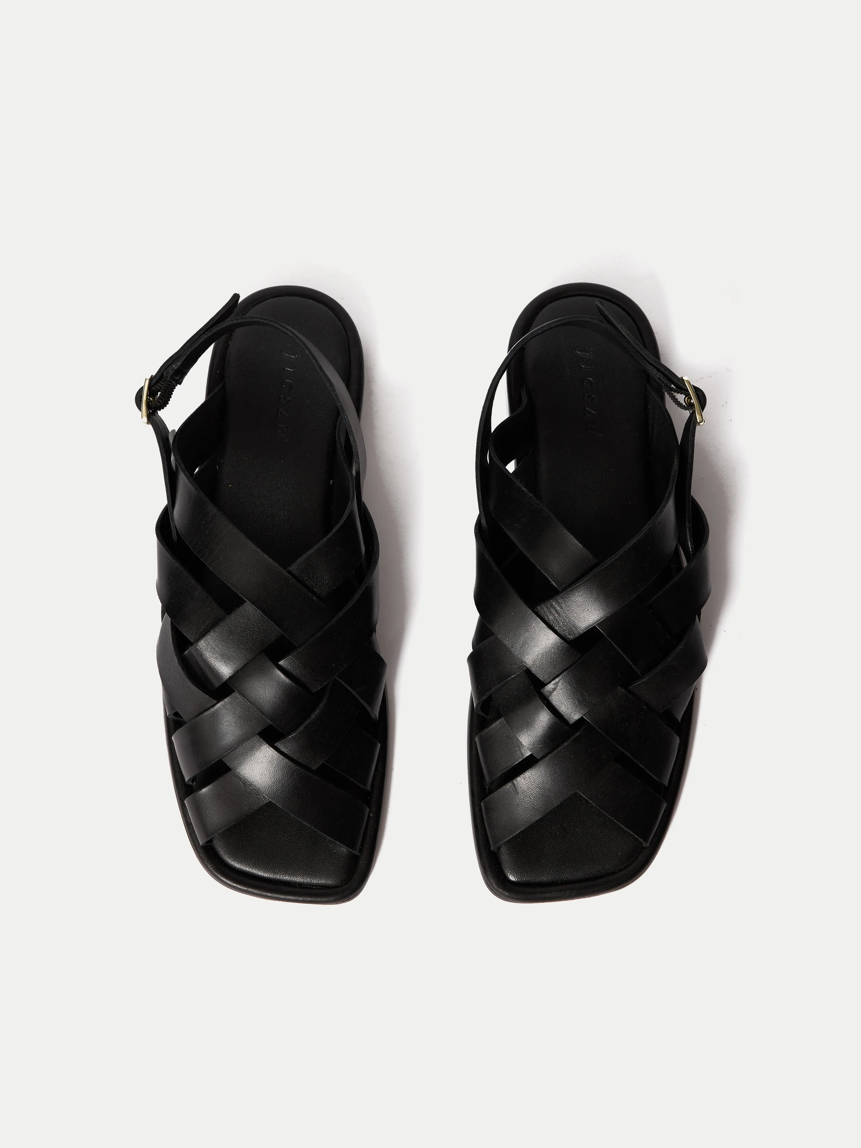 Woven Leather Fishermans Sandal | Black sold by Jigsaw product image thumbnail 4