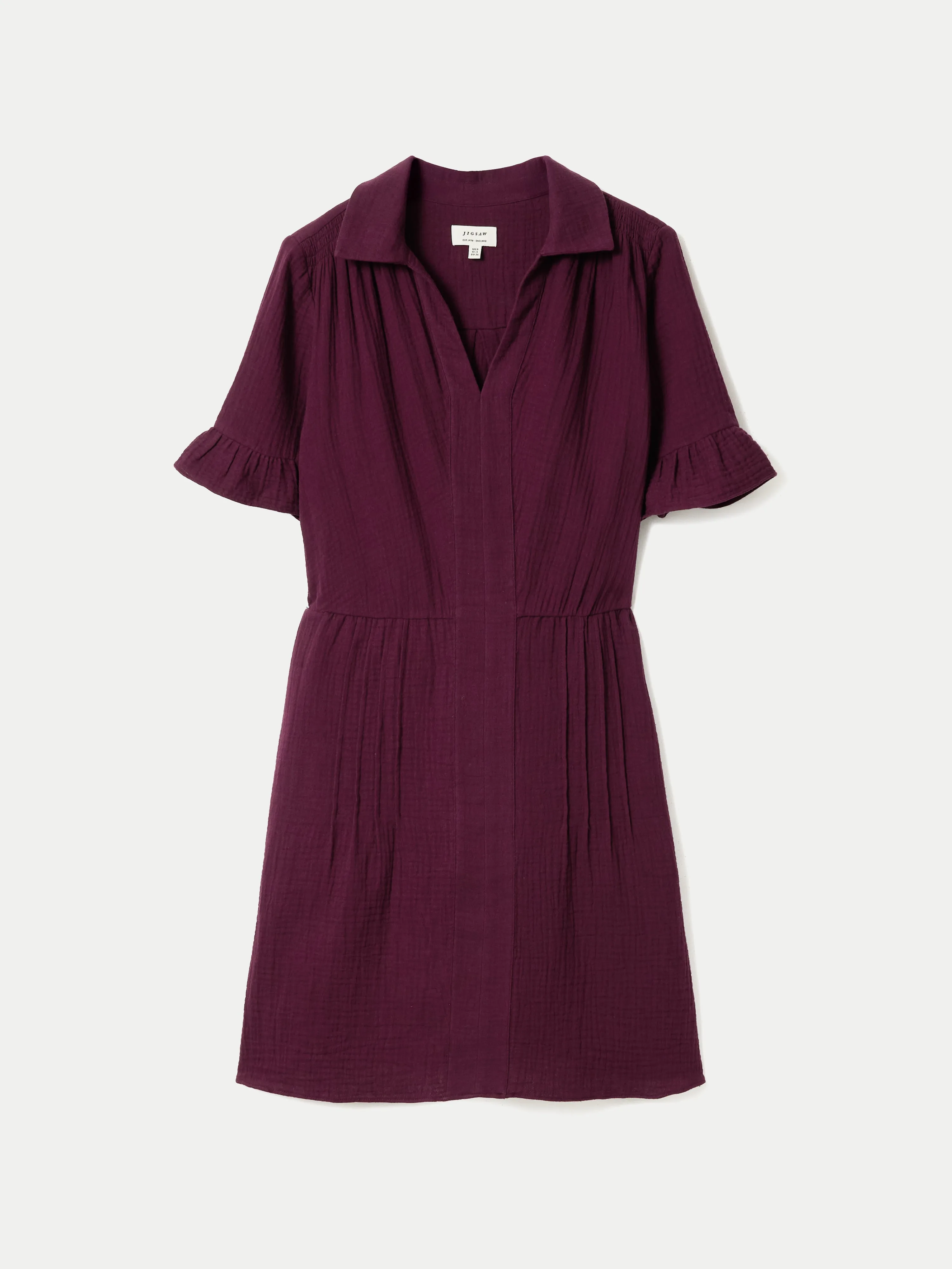 Cheesecloth Mini Dress | Purple sold by Jigsaw product image thumbnail 5