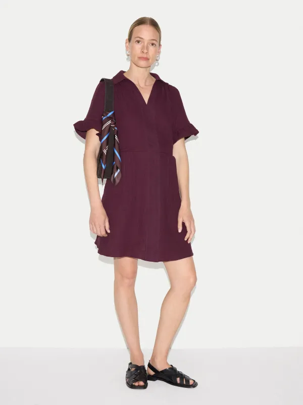 Cheesecloth Mini Dress | Purple made by Jigsaw