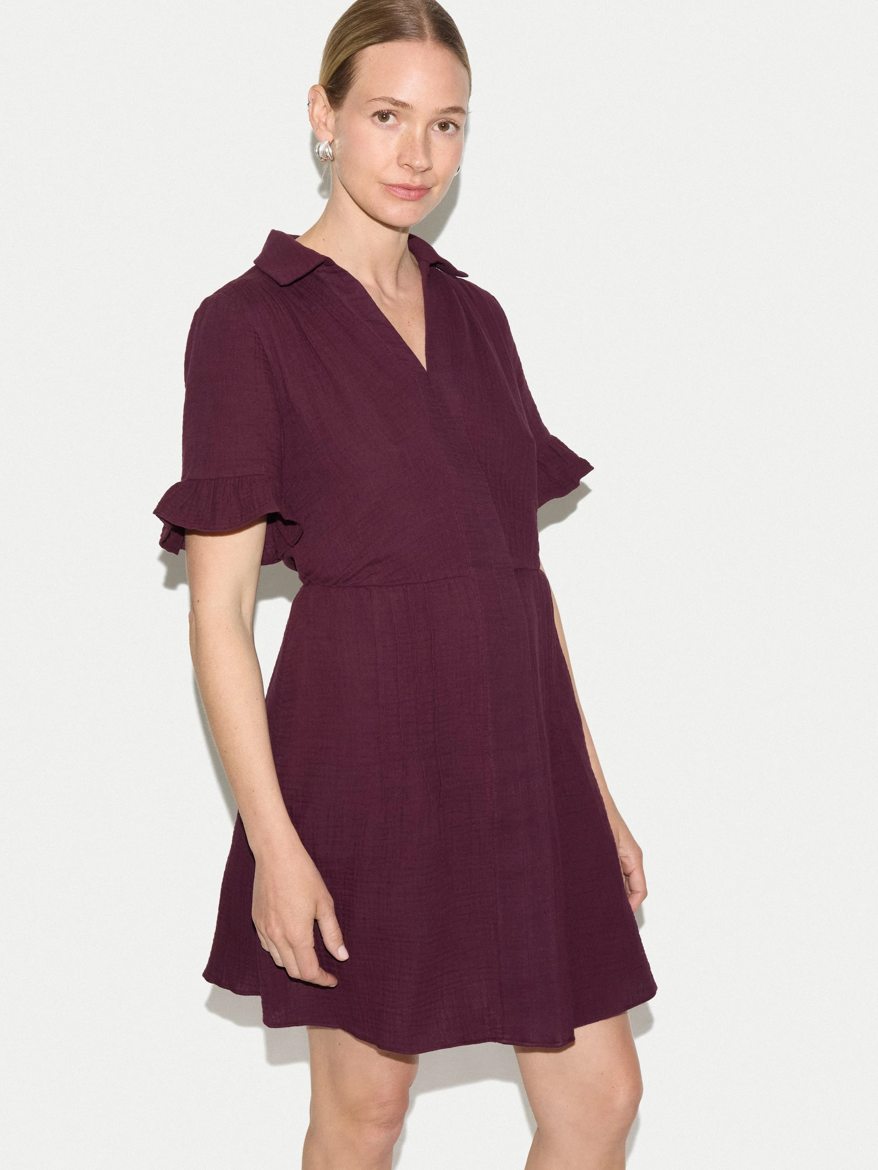 Cheesecloth Mini Dress | Purple sold by Jigsaw product image thumbnail 2
