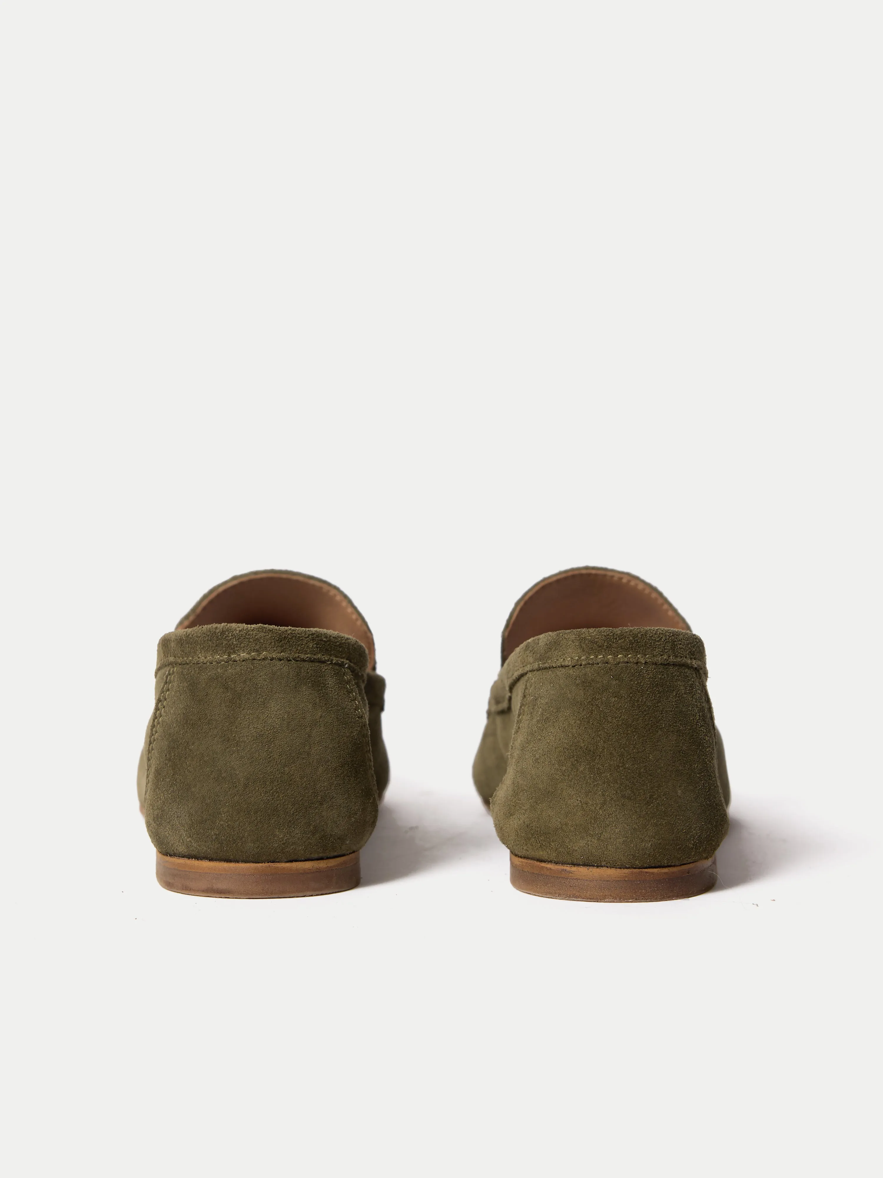 Soft Suede Pointed Loafer | Khaki sold by Jigsaw product image thumbnail 5