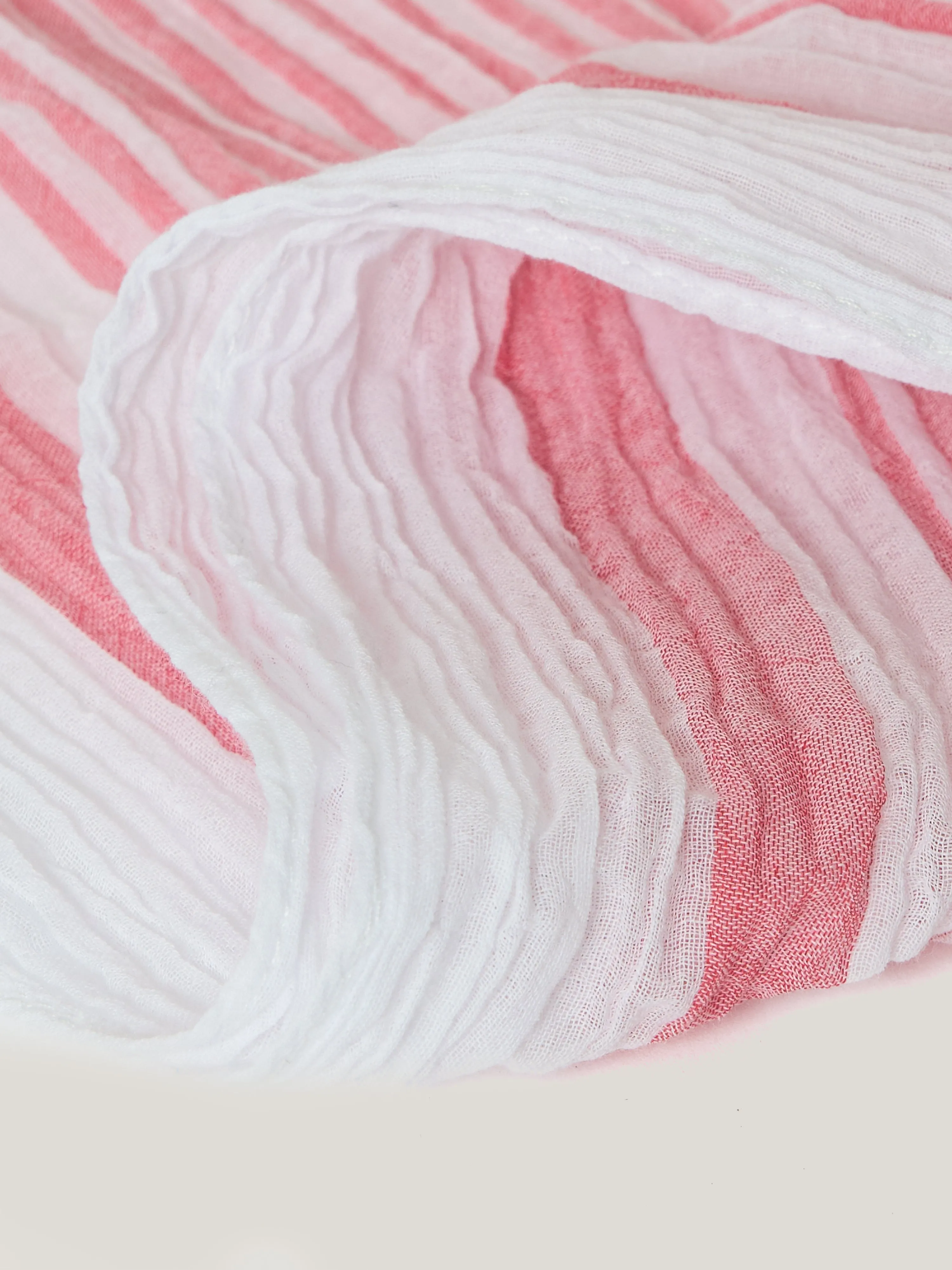 Striped Cotton Woven Scarf | Red sold by Jigsaw product image thumbnail 3