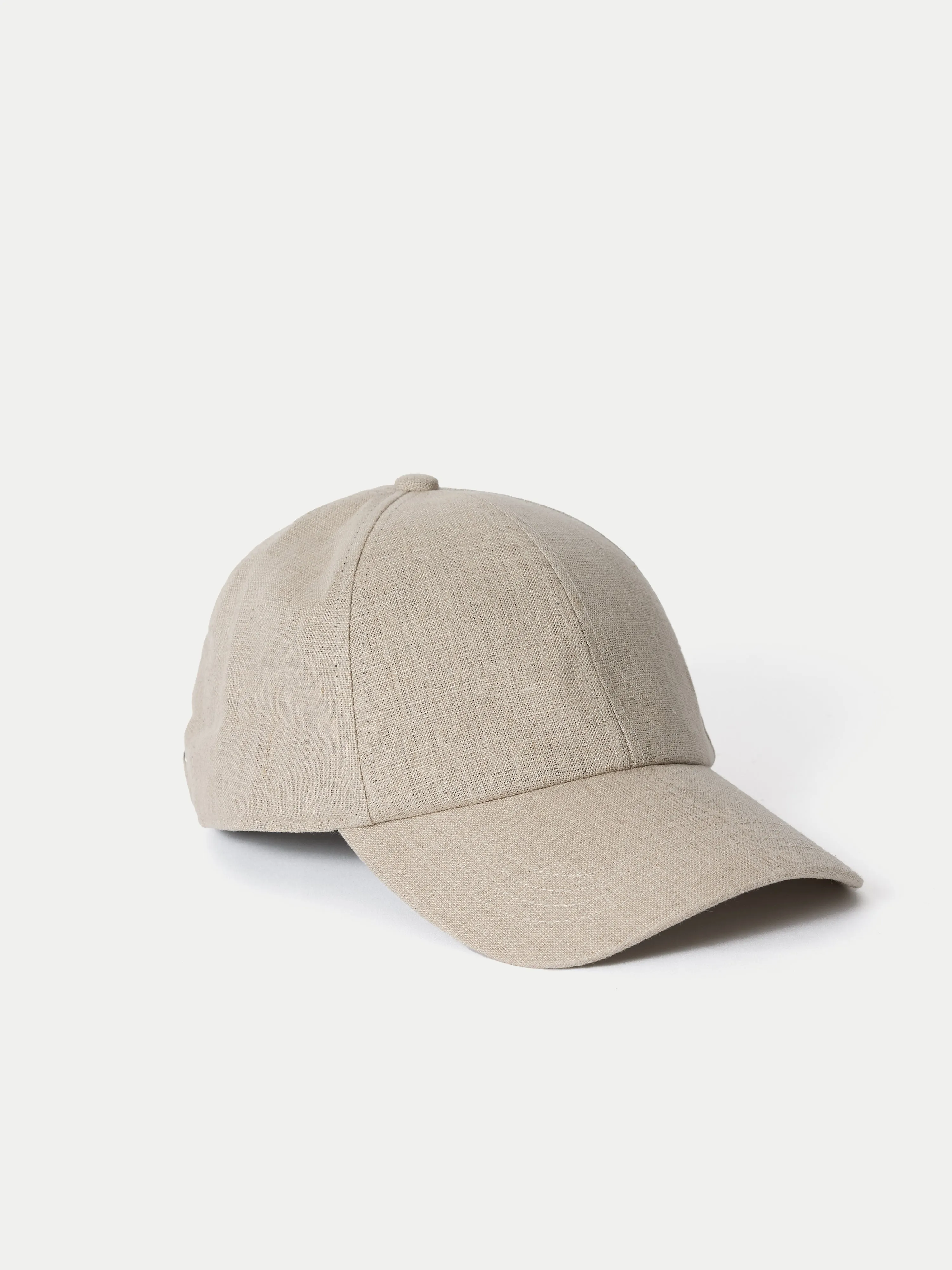 Linen Baseball Cap | Natural sold by Jigsaw product image thumbnail 4