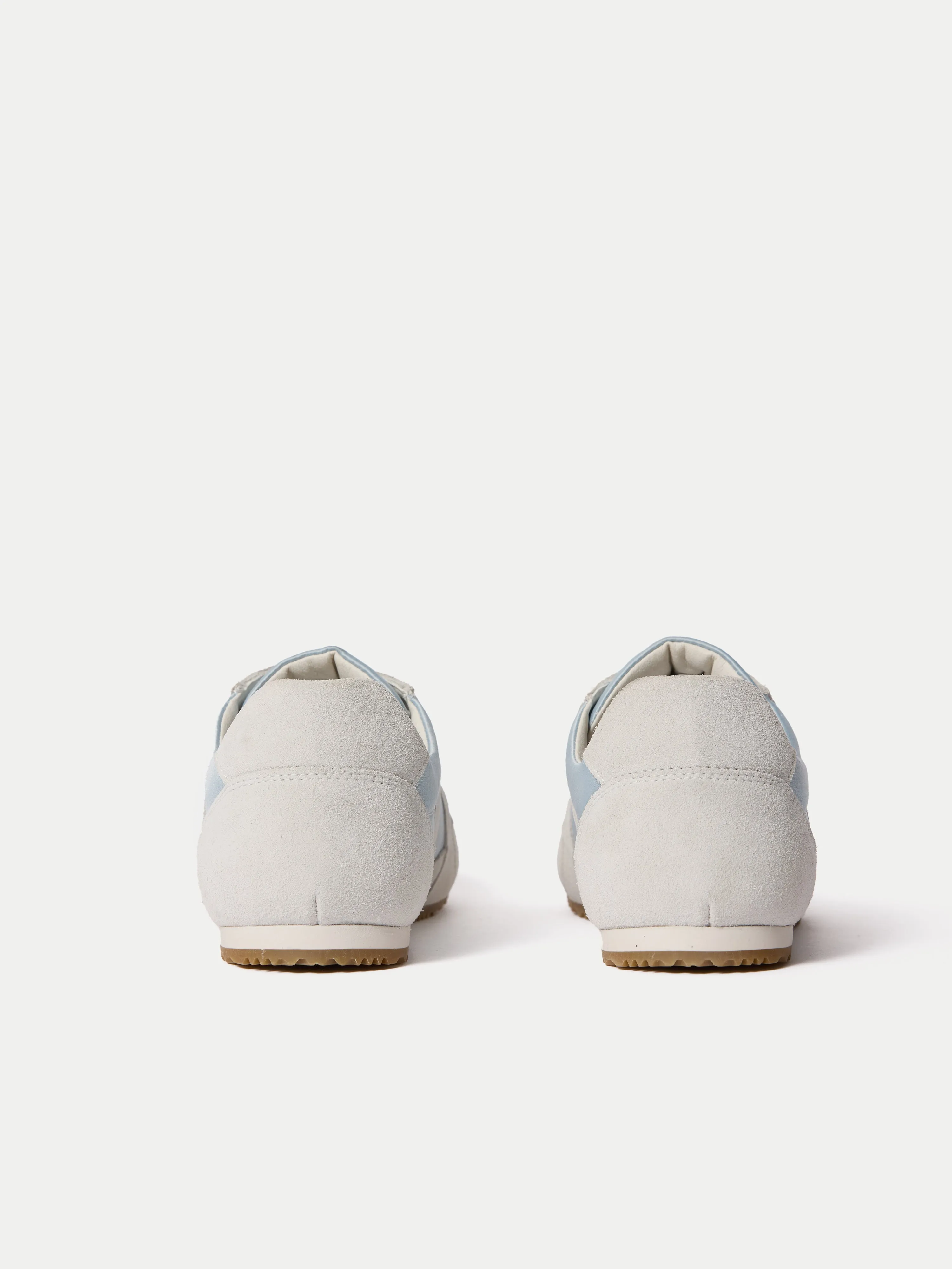 Porto Suede Satin Trainer | Blue sold by Jigsaw product image thumbnail 5