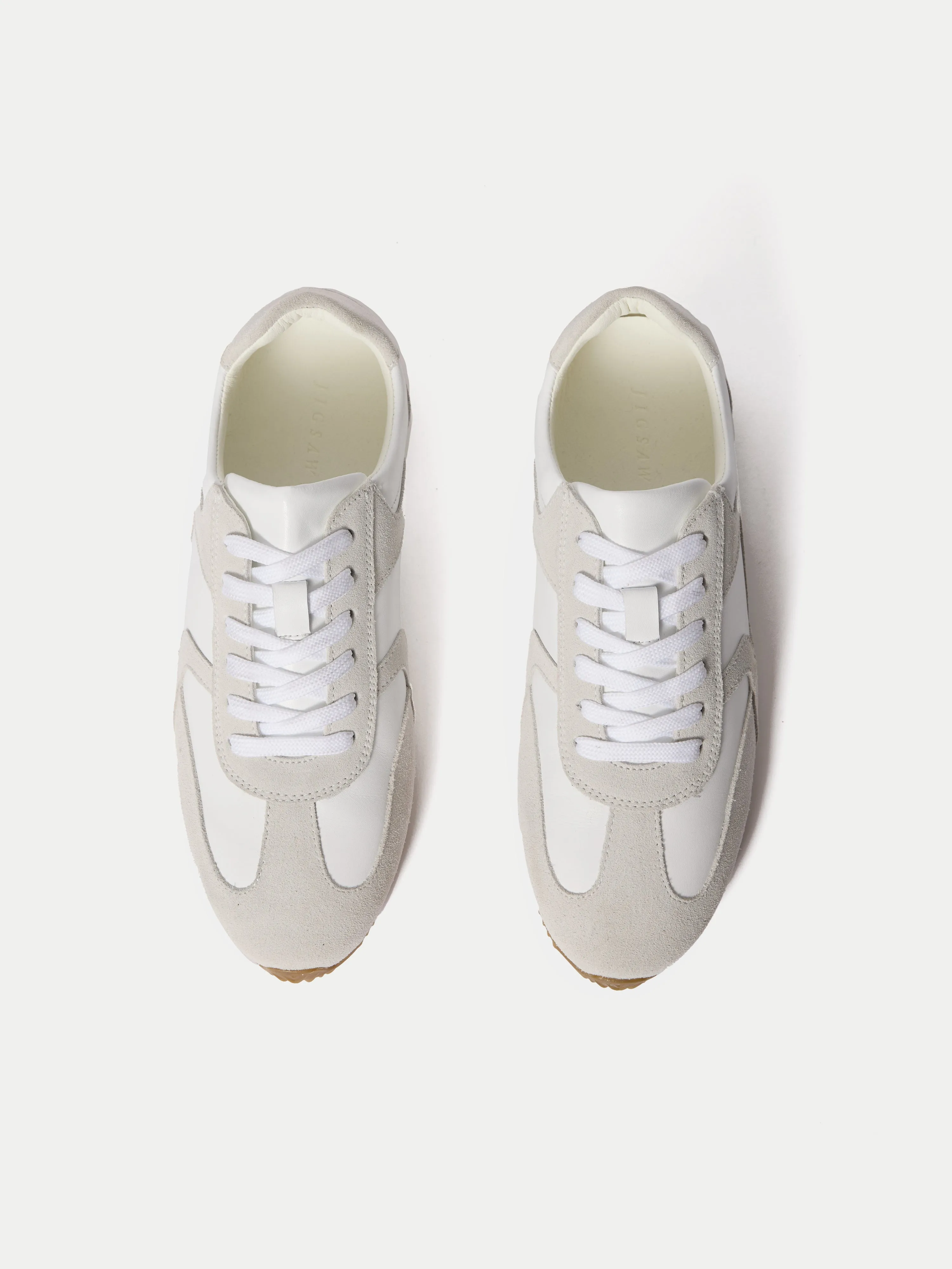 Porto Leather Trainer | White sold by Jigsaw product image thumbnail 4