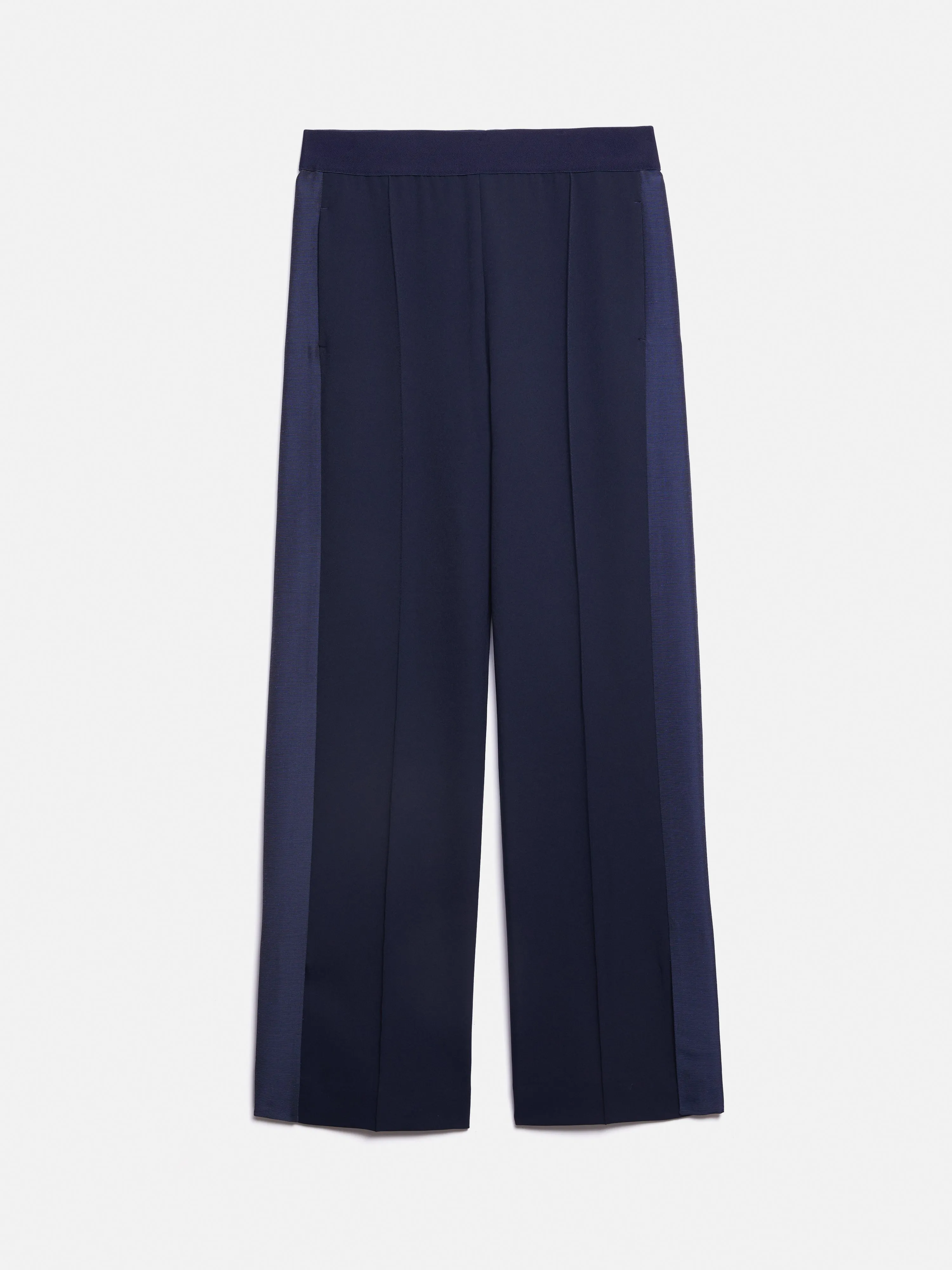 Crepe Split Hem Jogger | Navy sold by Jigsaw product image thumbnail 5