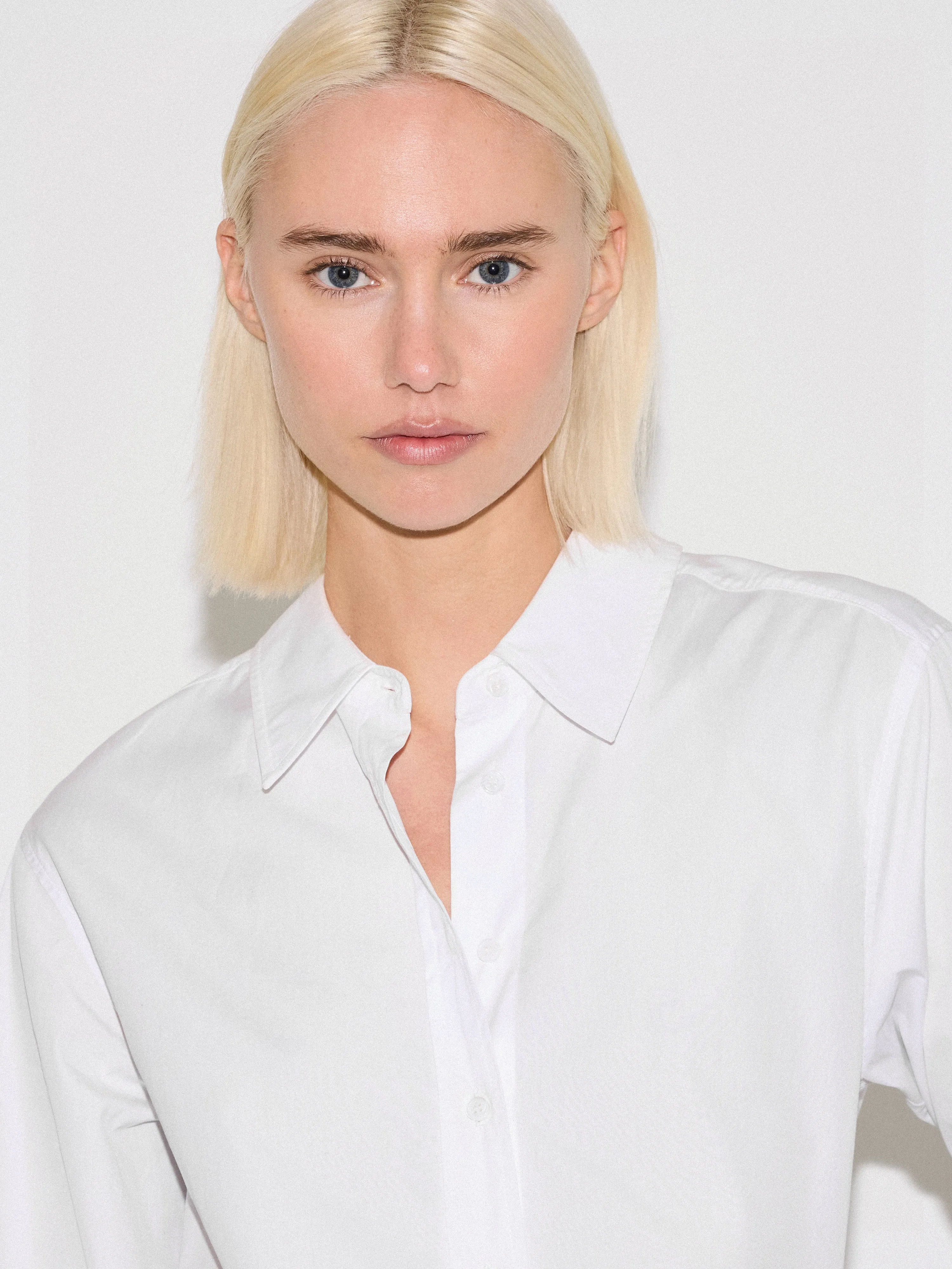 Cotton Poplin Shirt | White sold by Jigsaw product image thumbnail 5