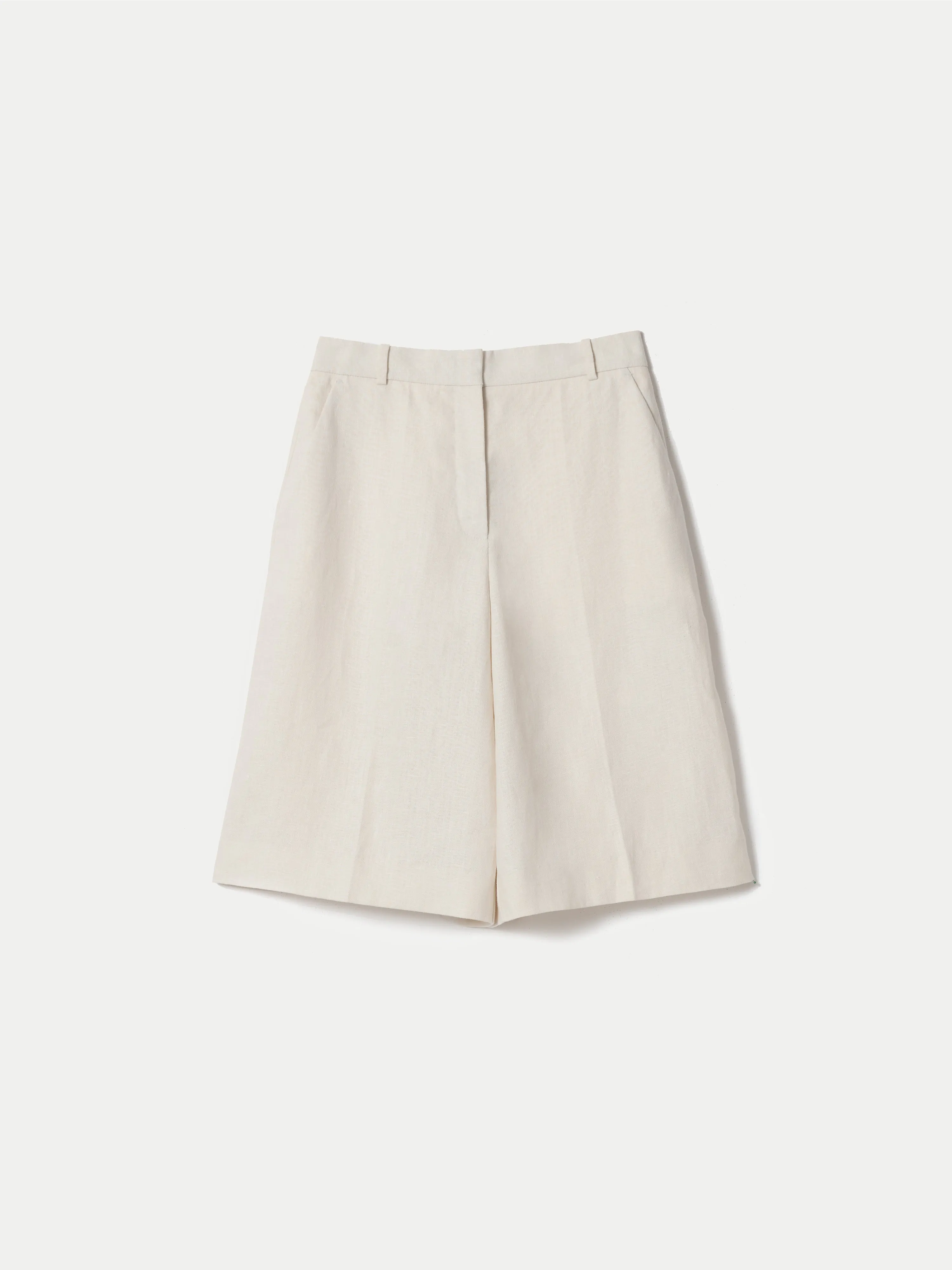 Linen Bermuda Short | Cream sold by Jigsaw product image thumbnail 5