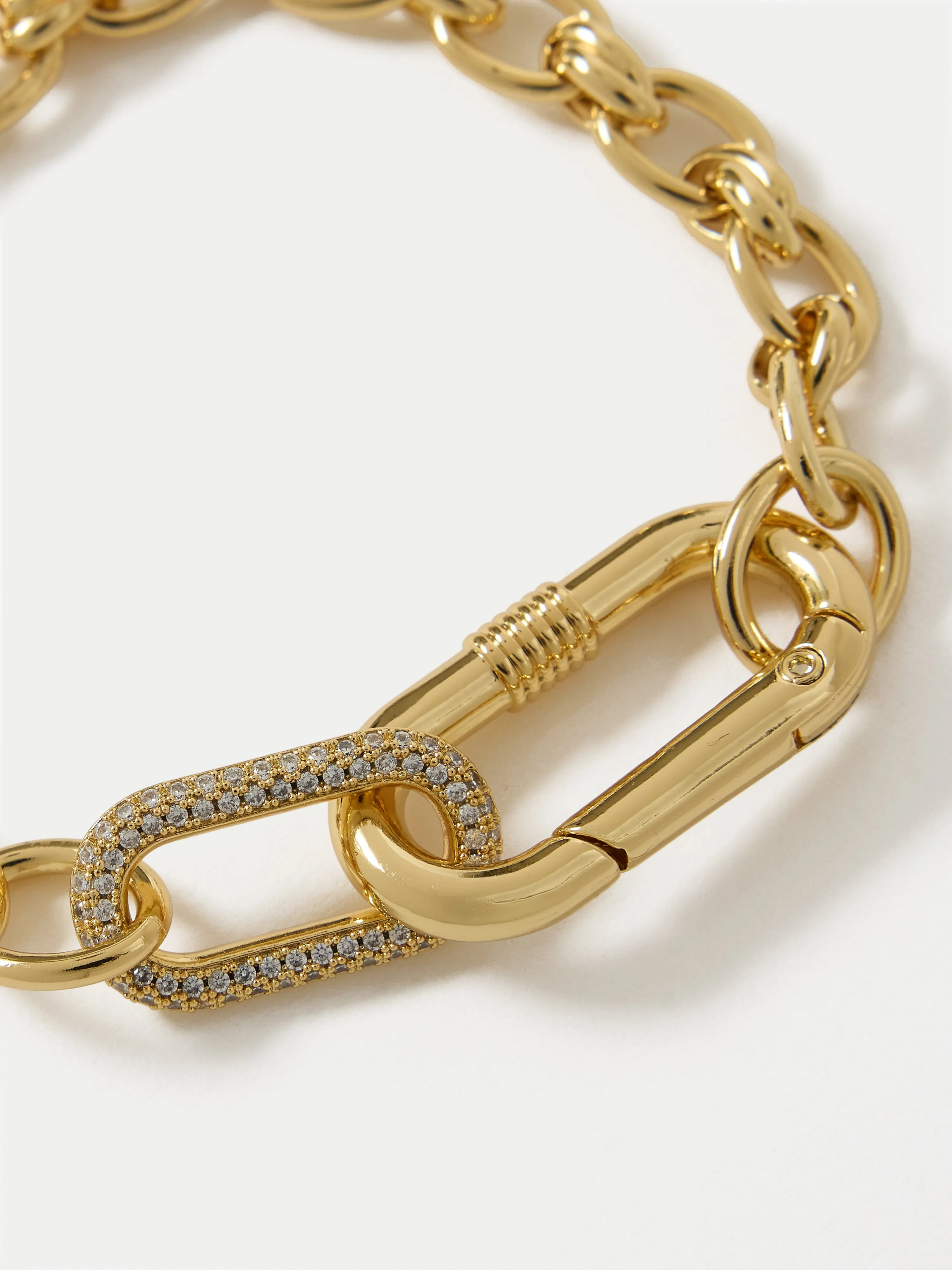 Pave Chain Bracelet | Gold sold by Jigsaw product image thumbnail 2