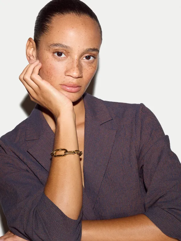Pave Chain Bracelet | Gold made by Jigsaw