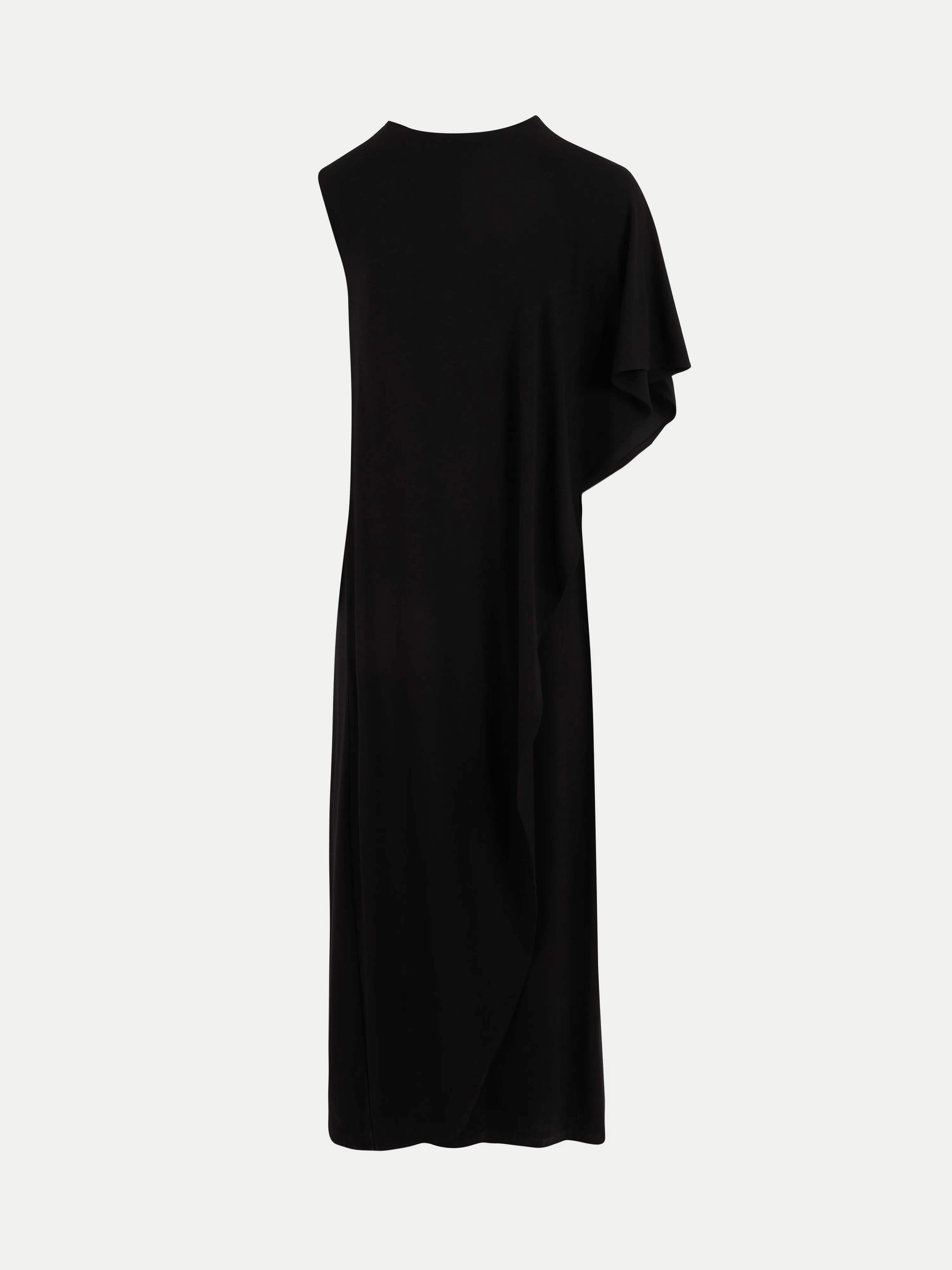 Jersey Cape Dress | Black sold by Jigsaw product image thumbnail 5