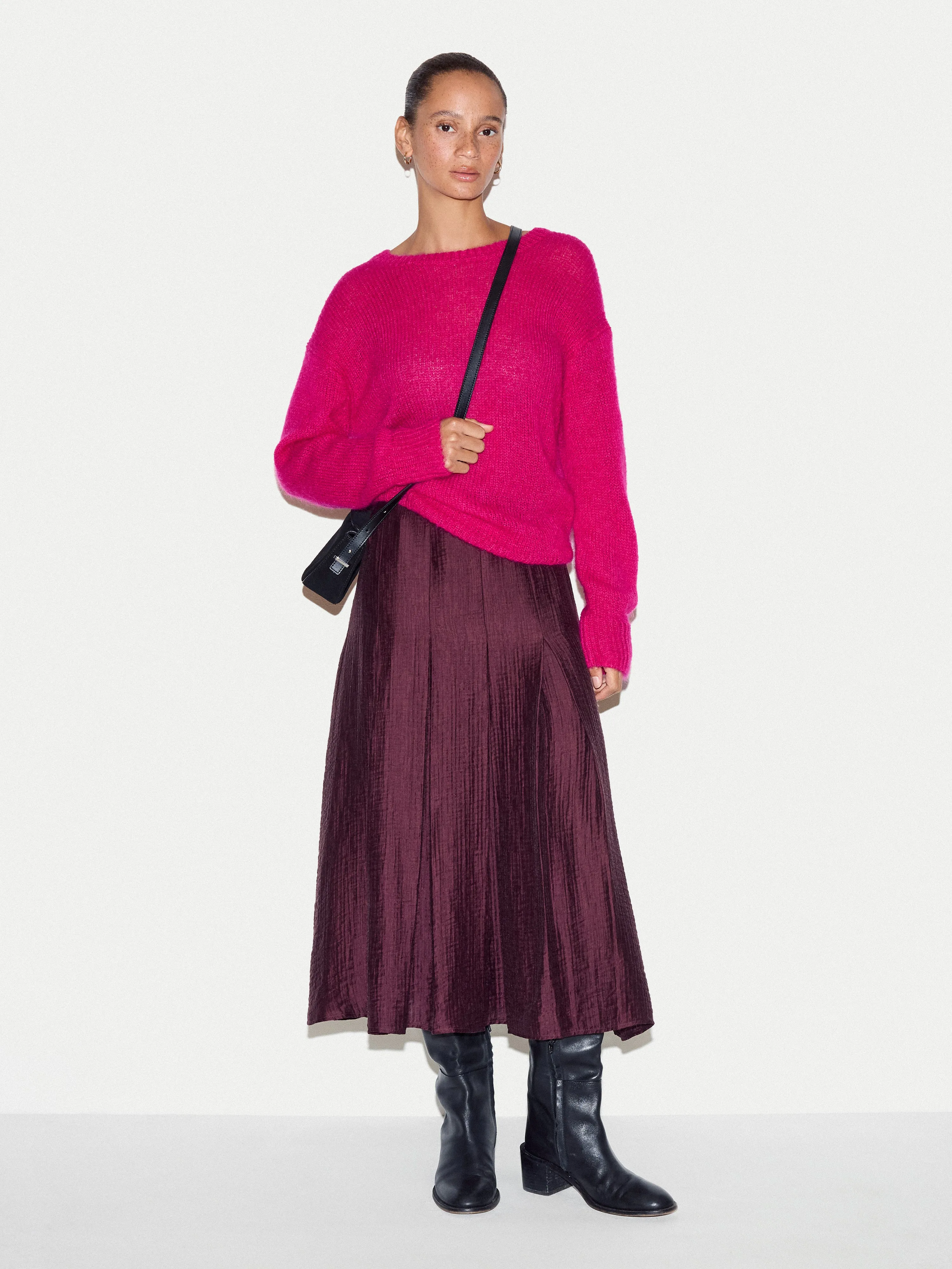 Mini Suede Cross Body Bag | Black sold by Jigsaw product image thumbnail 2