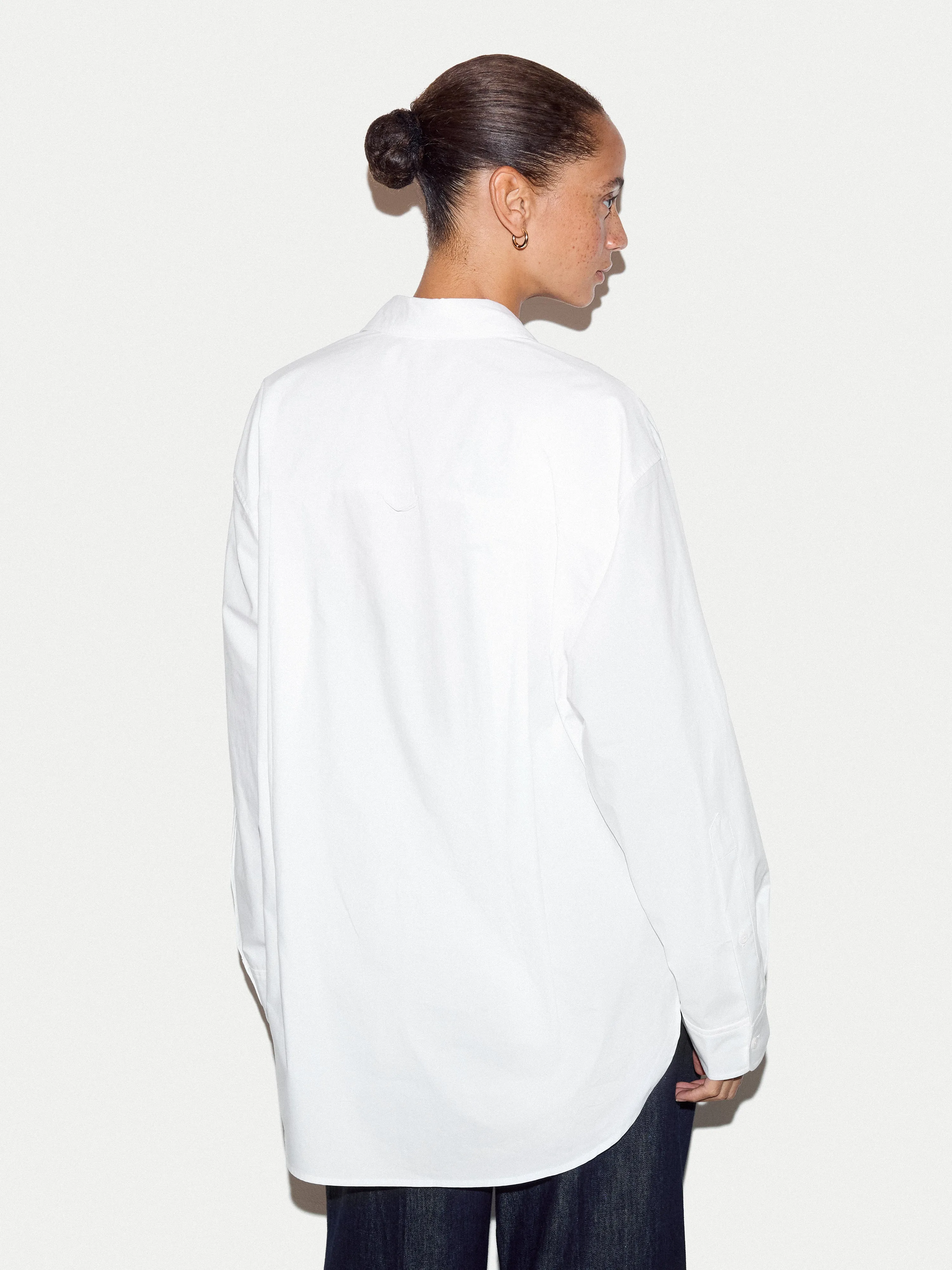 Oversized Cotton Shirt | White sold by Jigsaw product image thumbnail 5