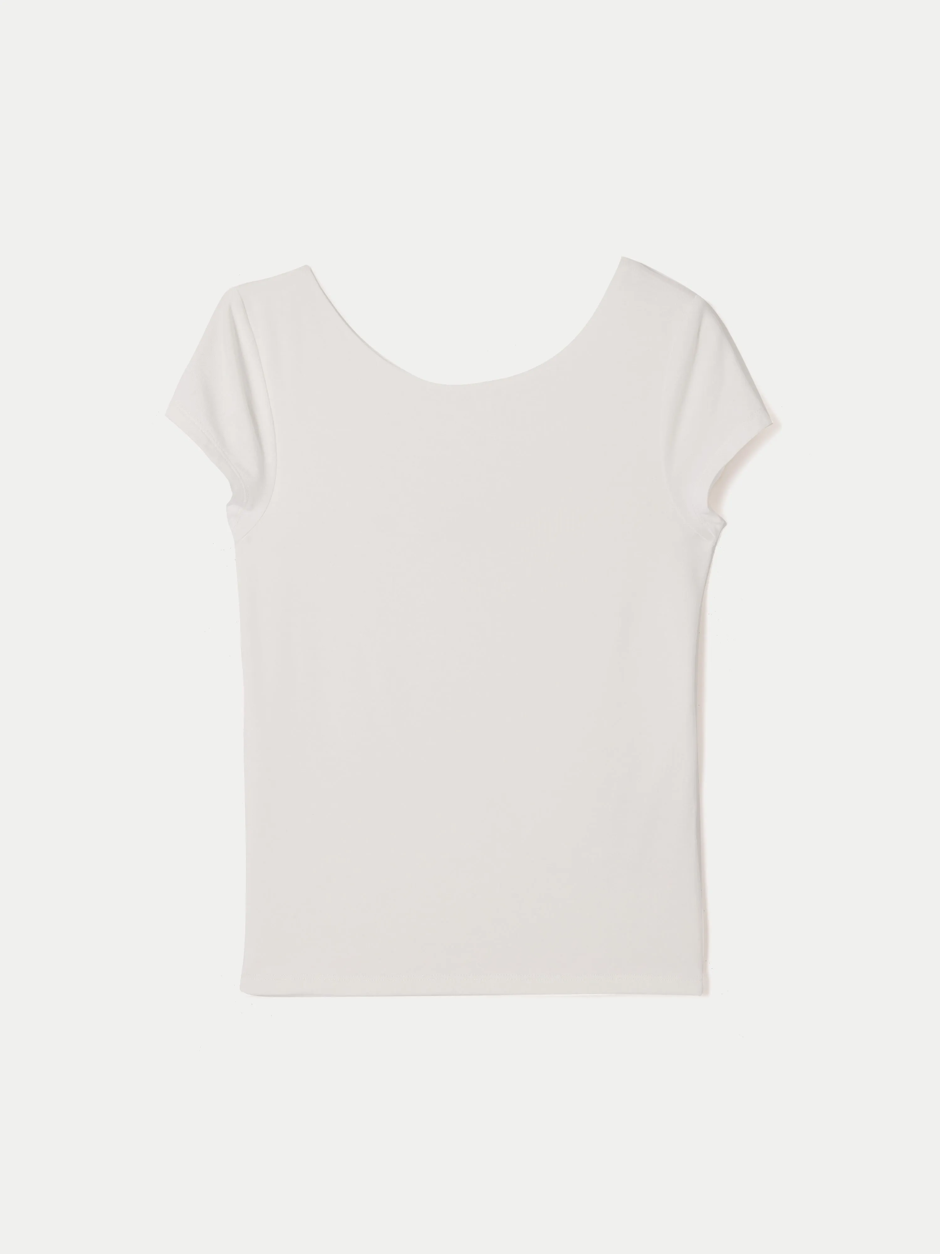 Modal Jersey Top | White sold by Jigsaw product image thumbnail 5