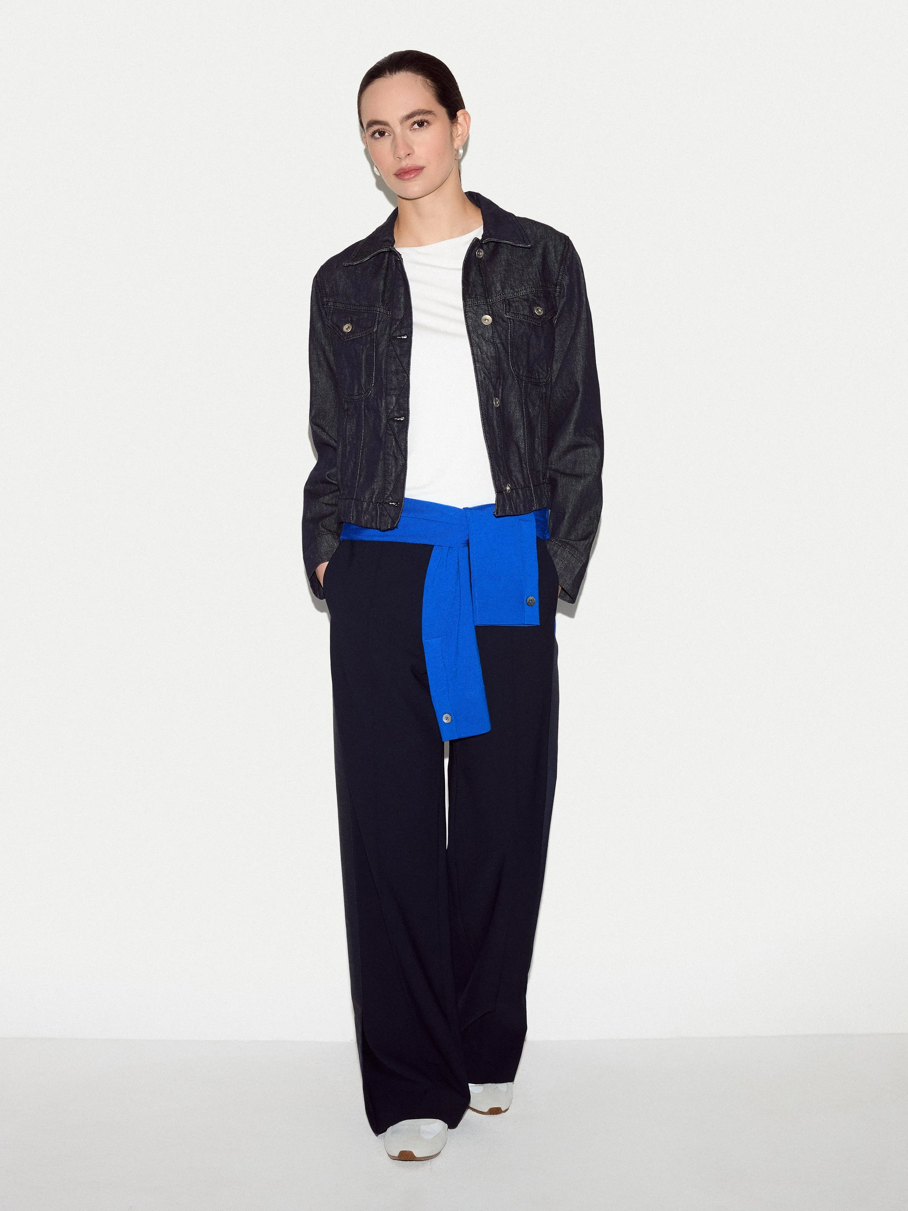 Modal Jersey Top | White sold by Jigsaw product image thumbnail 3