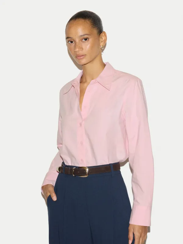Relaxed Cotton Shirt | Pink made by Jigsaw