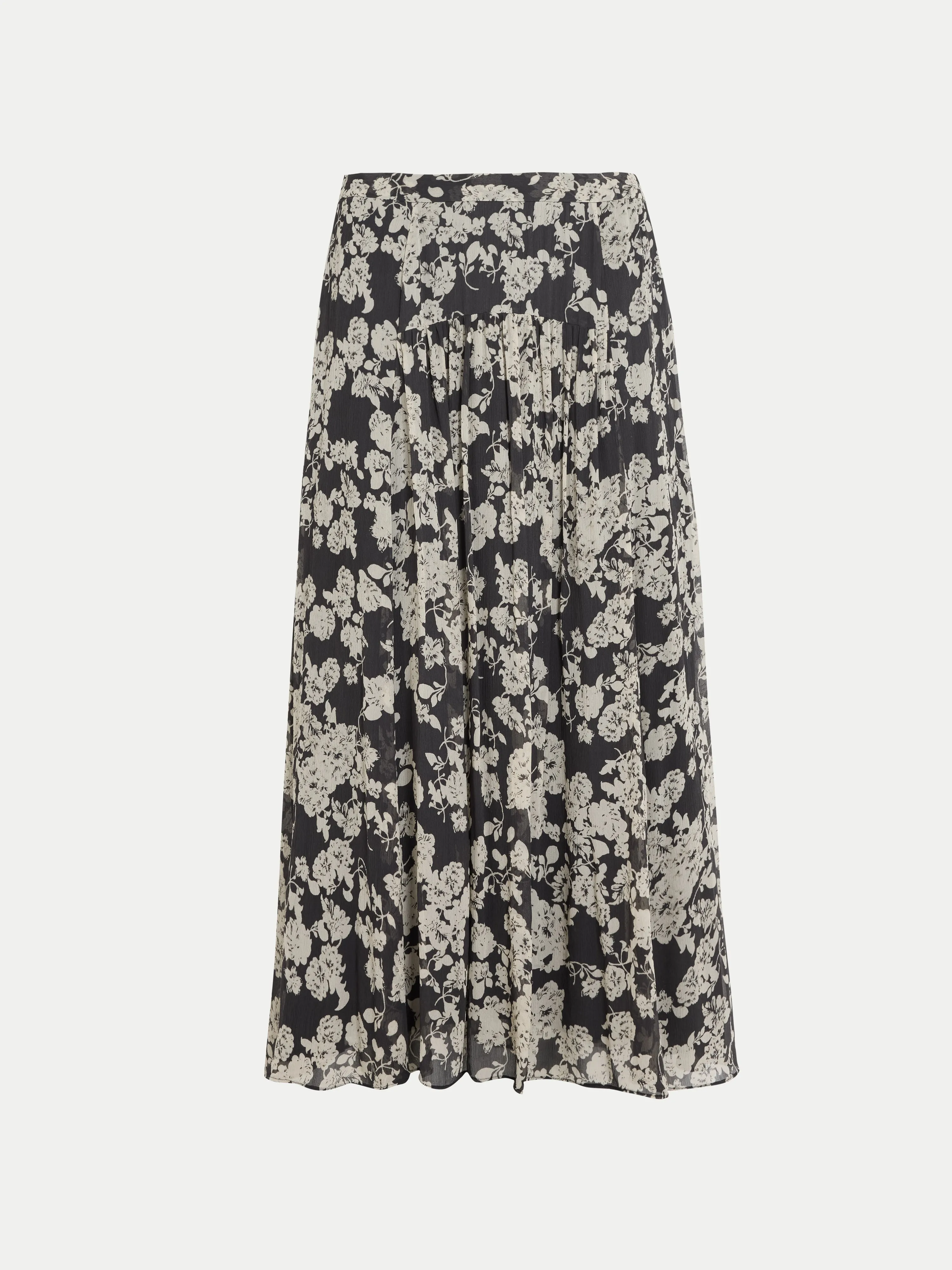 Camellia Floral Midi Skirt | Black sold by Jigsaw product image thumbnail 5