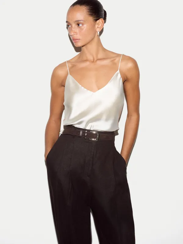 Satin Drape Cami | Cream made by Jigsaw