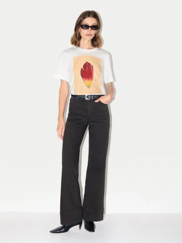 Petal Printed T-shirt | White made by Jigsaw