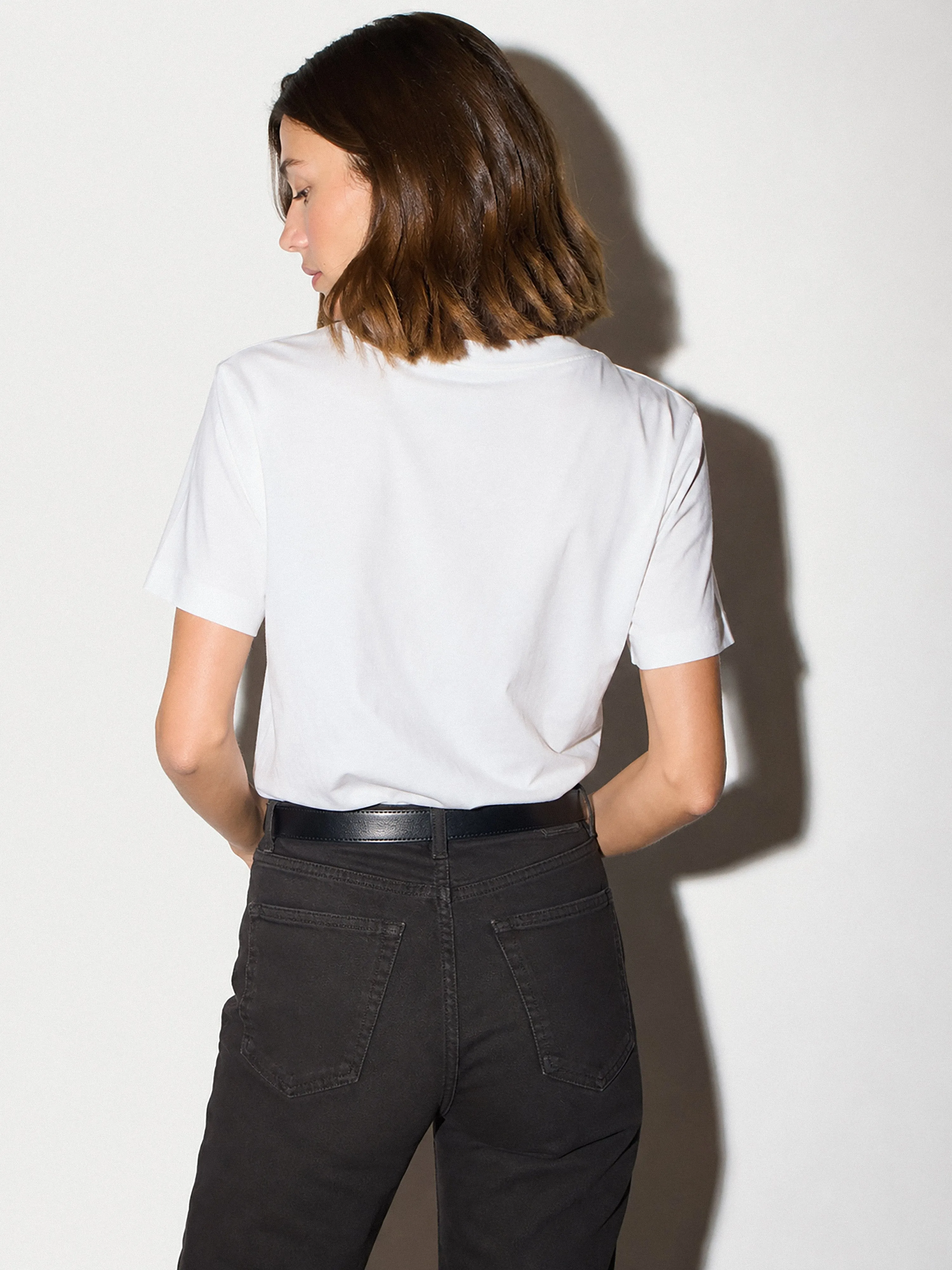 Petal Printed T-shirt | White sold by Jigsaw product image thumbnail 4