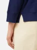 Cotton Luxe Raglan Tee | Navy sold by Jigsaw