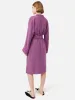 Herringbone Robe | Purple sold by Jigsaw