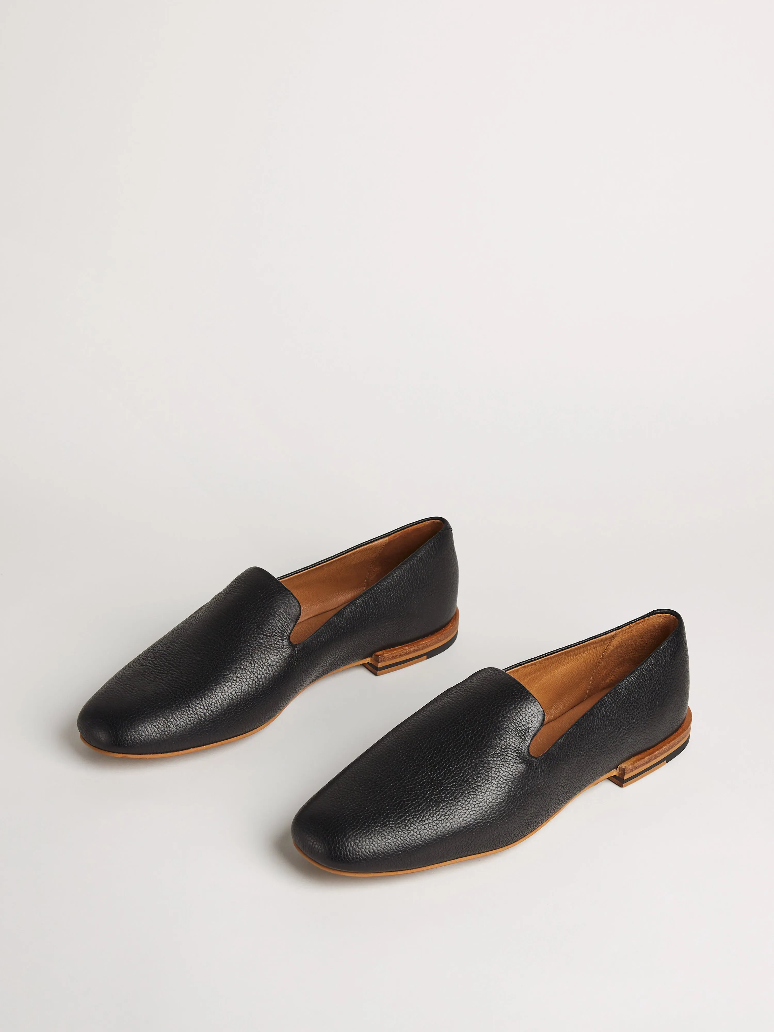 Jane Soft Leather Flat | Blue sold by Jigsaw product image thumbnail 4