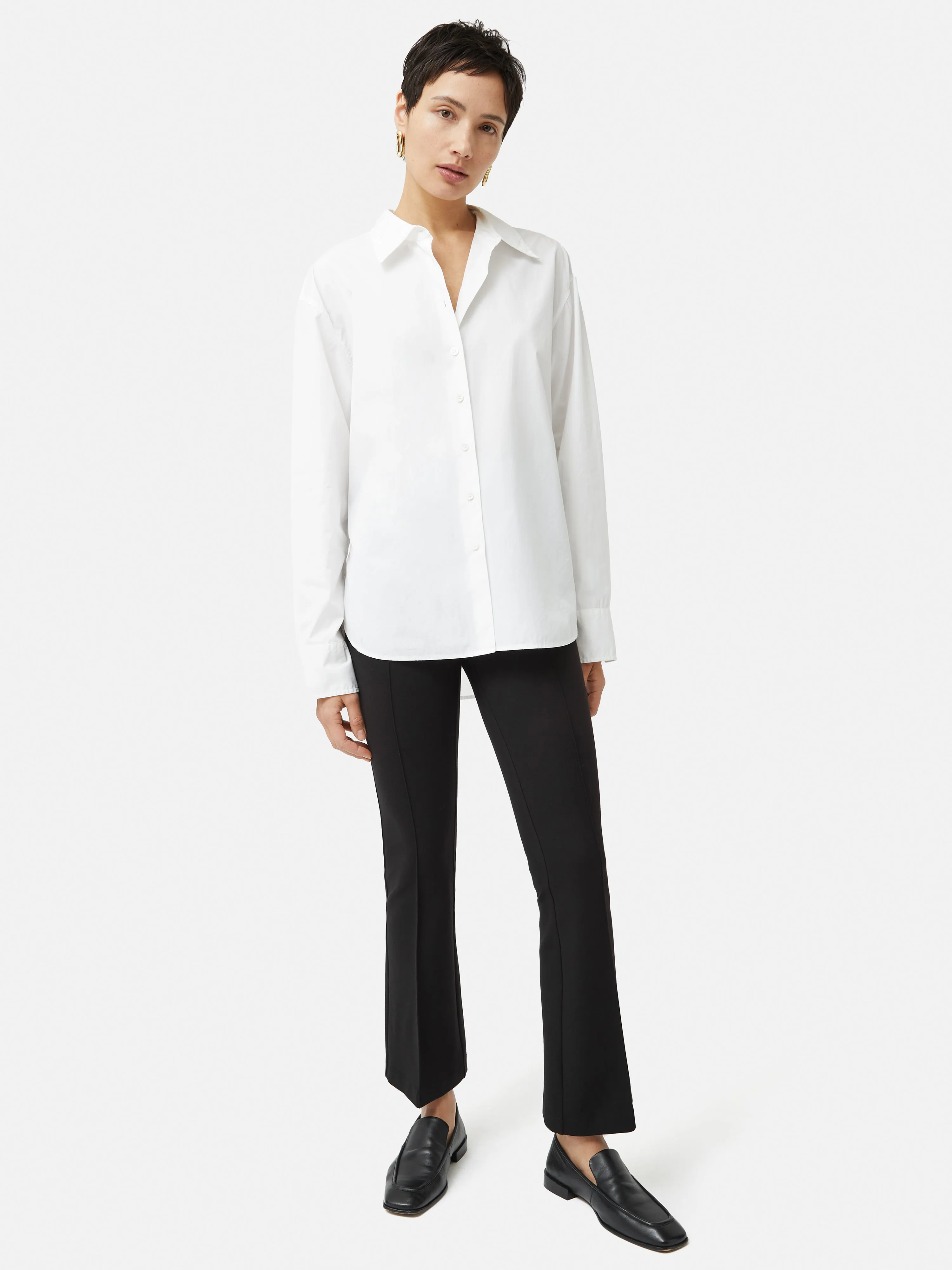 Ponte Kickflare Trouser | Black sold by Jigsaw product image thumbnail 3