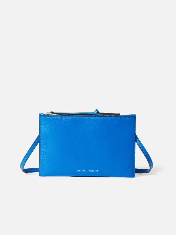 Ivy Cross Body Pouch | Blue sold by Jigsaw