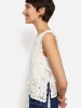 Crochet Embroidered Tank | Ivory sold by Jigsaw