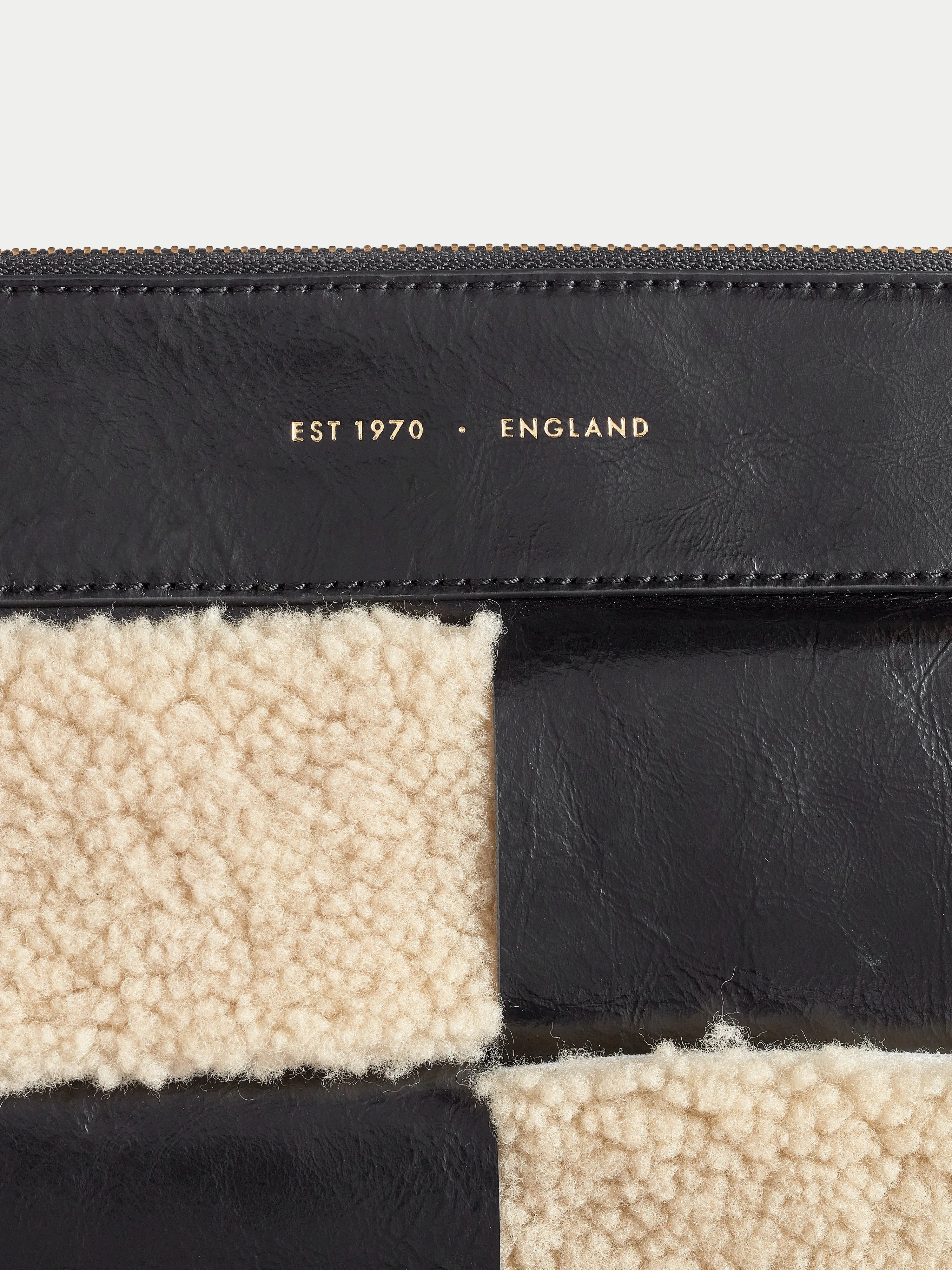 Kaia Checker Woven Pouch | Black sold by Jigsaw product image thumbnail 5