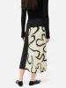 Hydra Coral Midi Skirt | Cream sold by Jigsaw