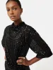 Waterfall Sequin Mini Dress | Black sold by Jigsaw