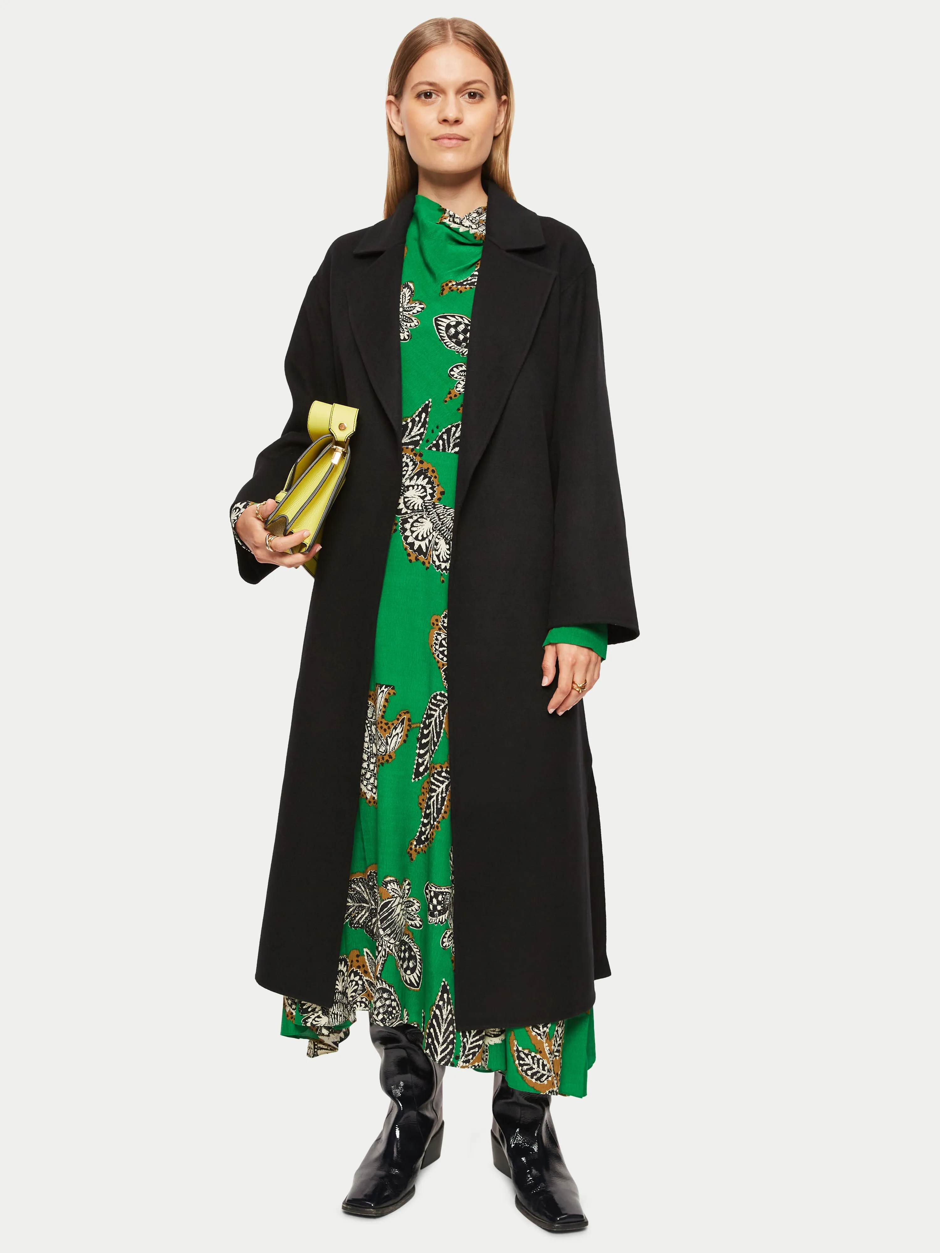 Block Floral Midi Dress | Green sold by Jigsaw product image thumbnail 2