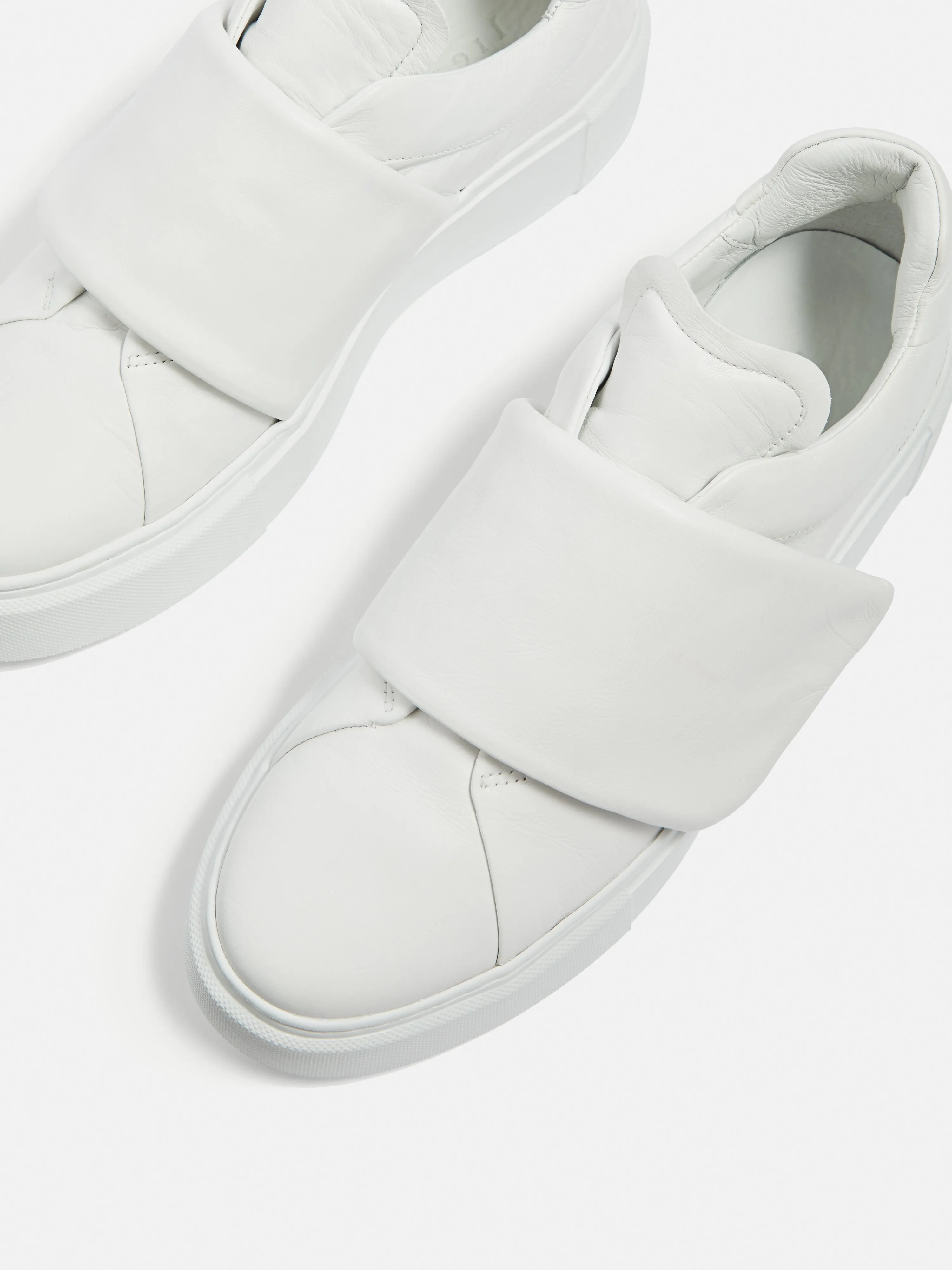 Rento Platform Leather Trainer | White sold by Jigsaw product image thumbnail 5