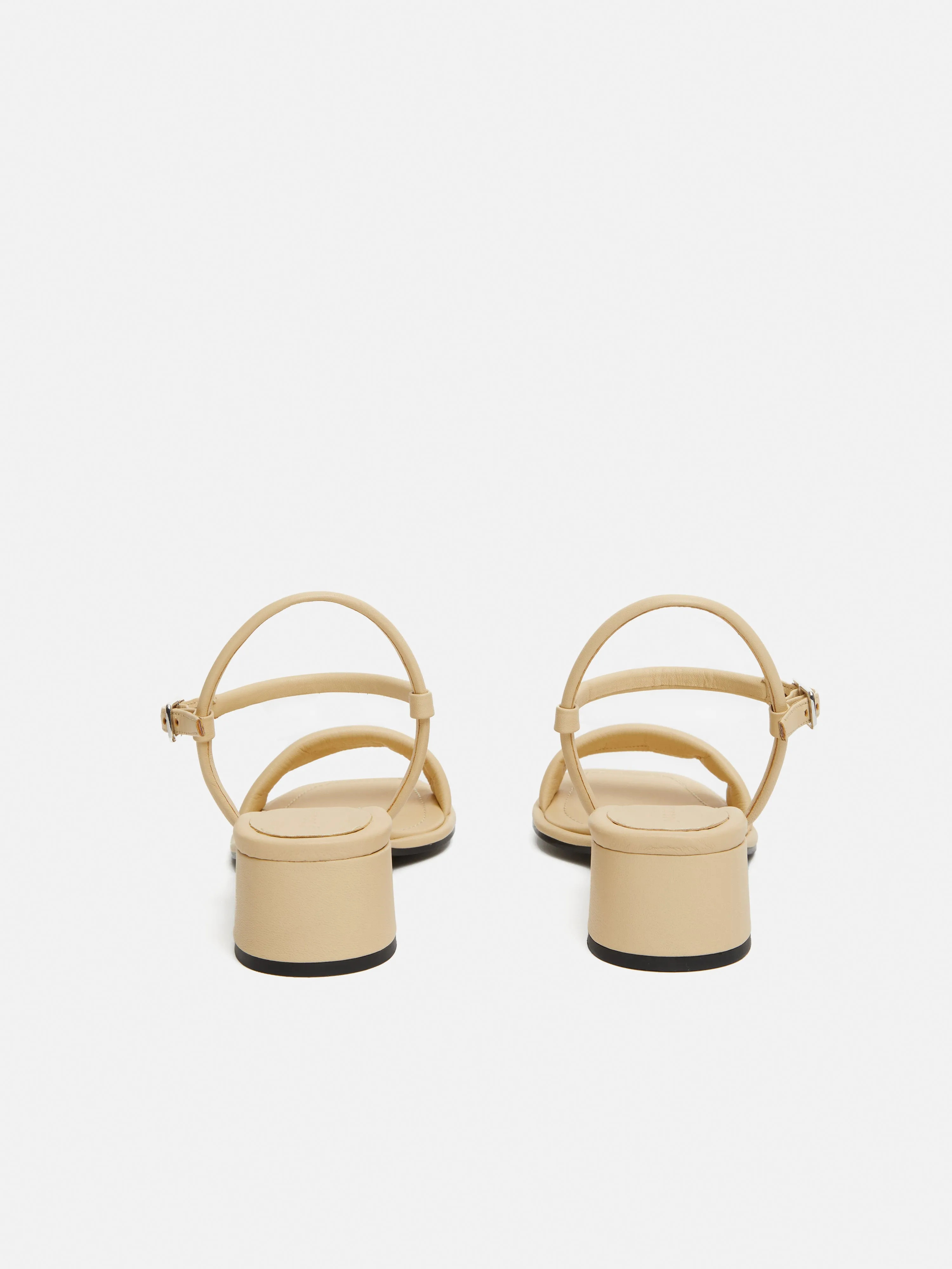 Adel Leather Heeled Sandal | Cream sold by Jigsaw product image thumbnail 5