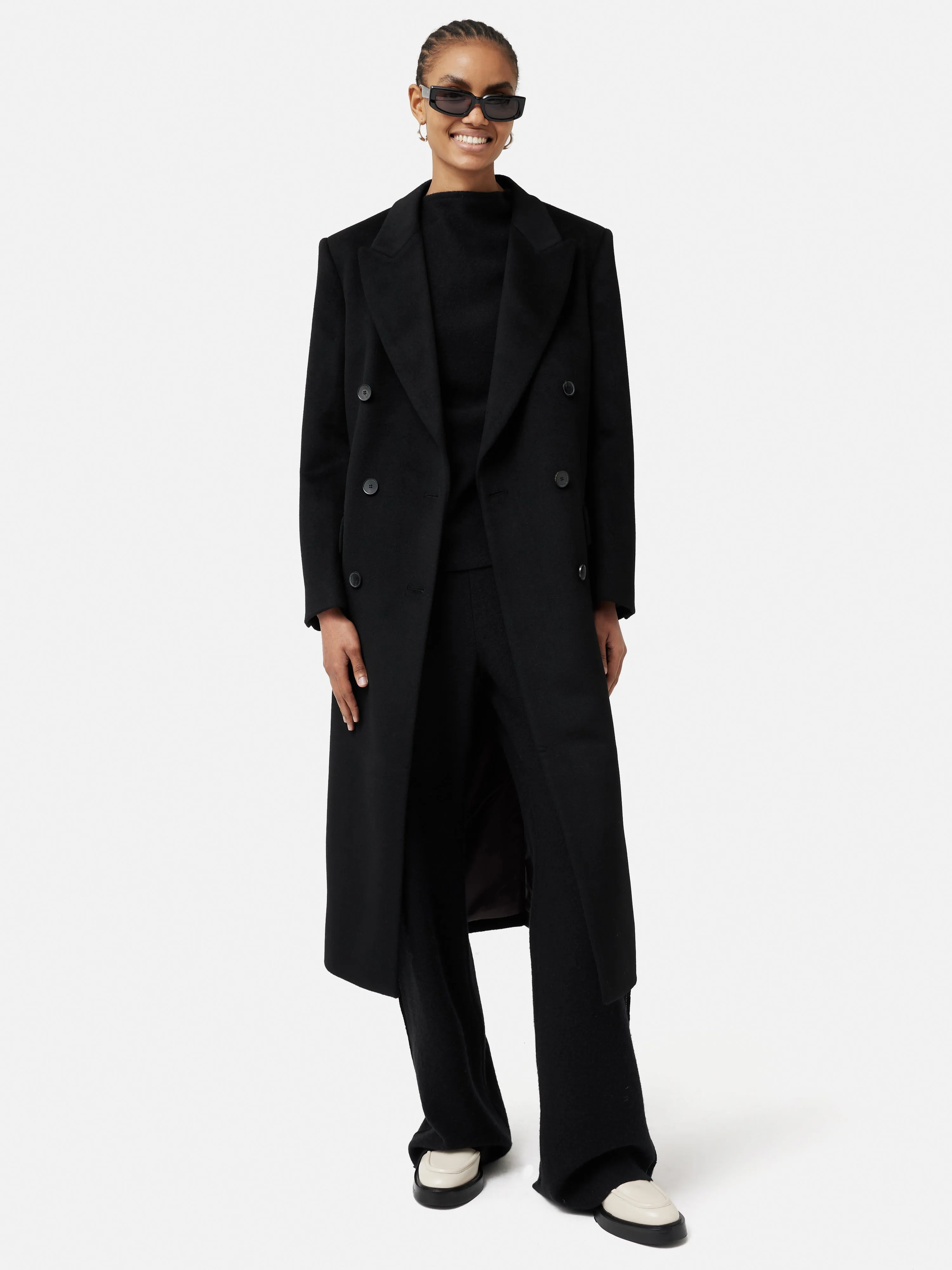 Boiled Wool Blend Tank Top | Black sold by Jigsaw product image thumbnail 4